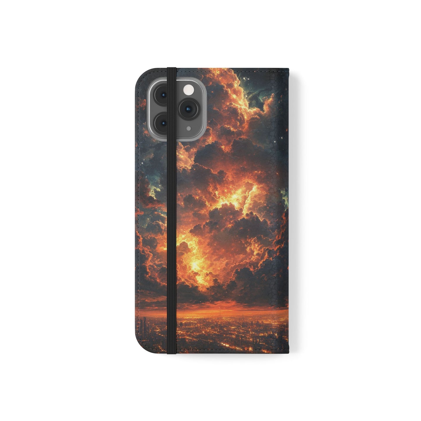 Cosmic Storm - Wallet Flip Case
