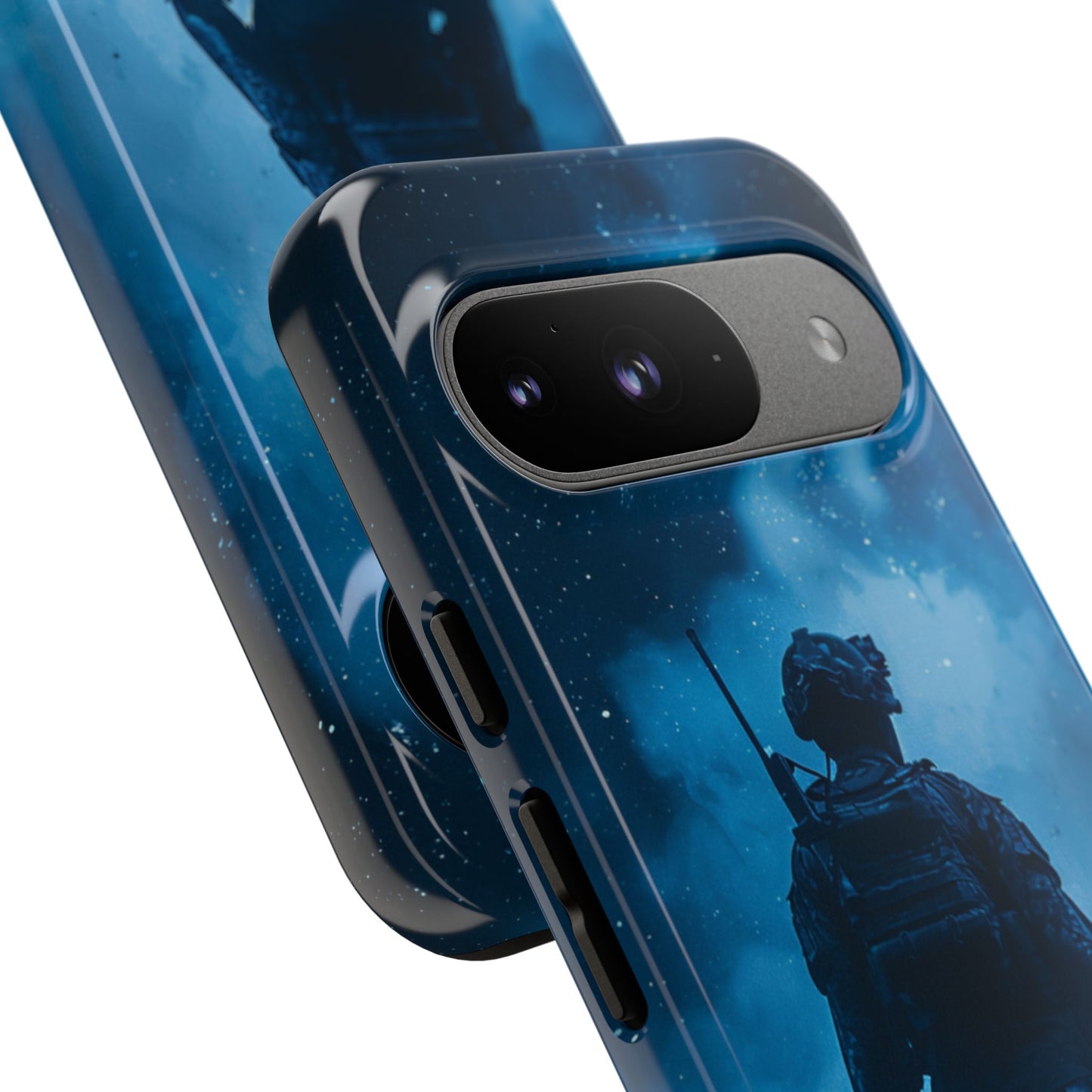 Midnight Sentinel Soldier – Tough Google Pixel Case
