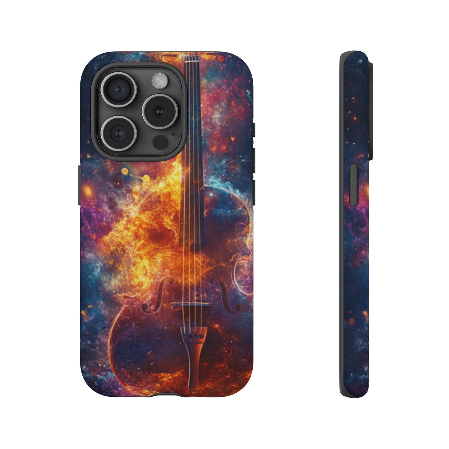 Fiery Violin Galaxy Phone Case – iPhone, Samsung, Google Pixel