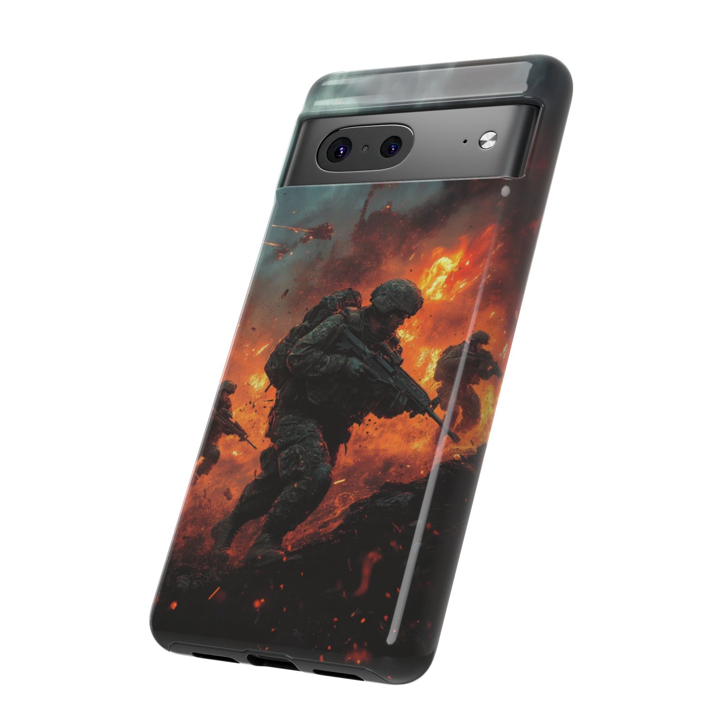 Epic Battlefield Soldier Phone Case - iPhone, Google Pixel, Samsung Galaxy