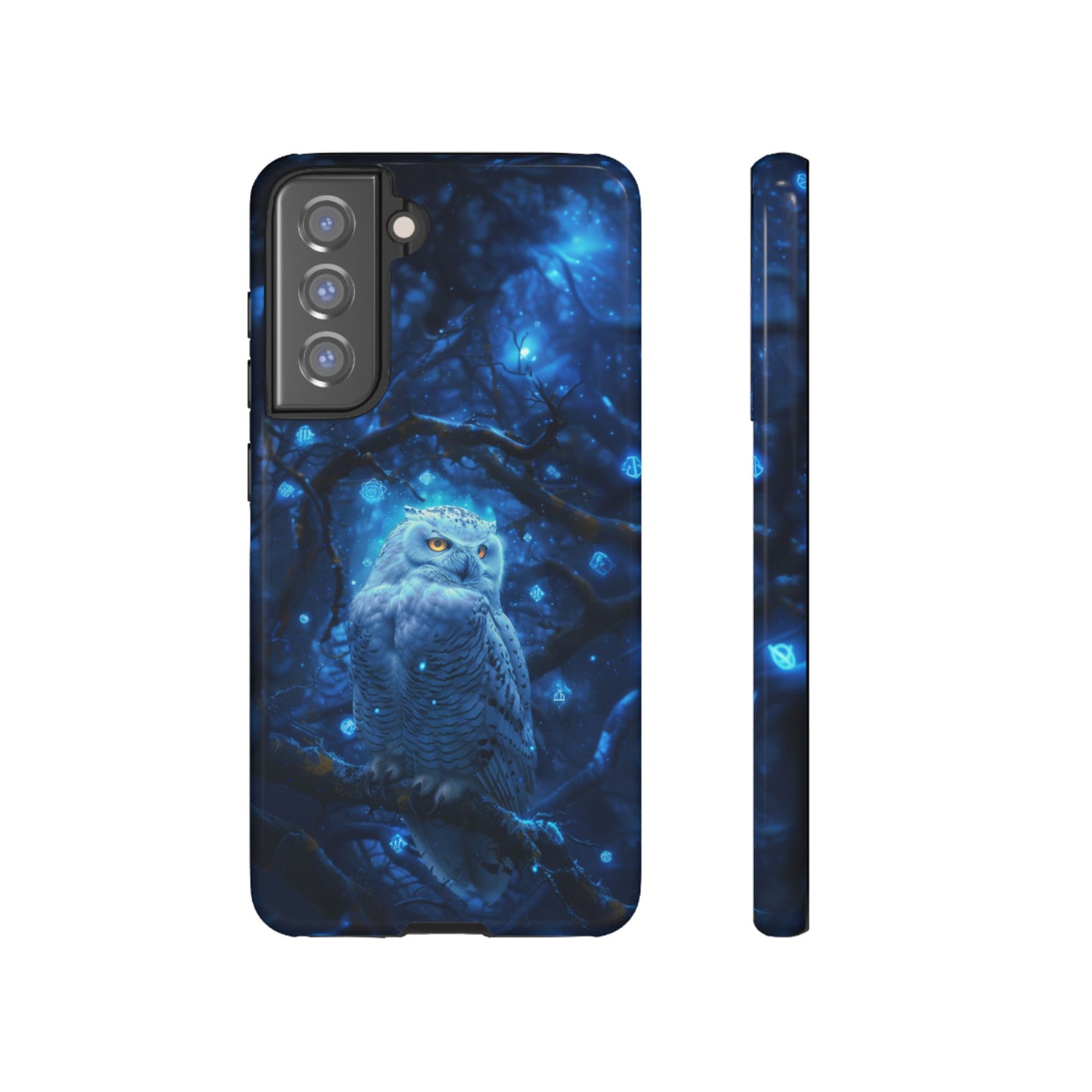 Luminous Rune Owl – Tough Samsung Galaxy Case