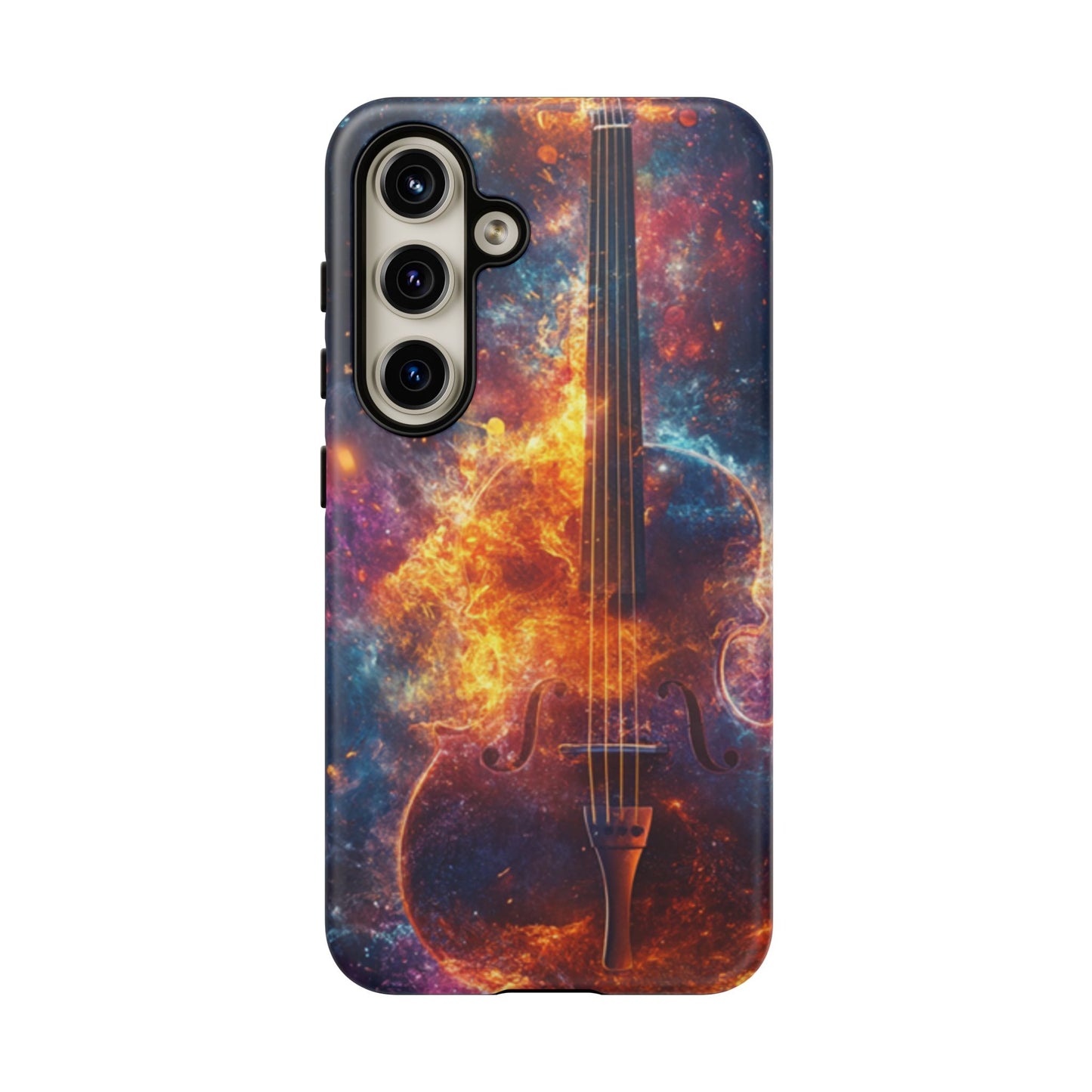 Fiery Violin Galaxy Phone Case – iPhone, Samsung, Google Pixel