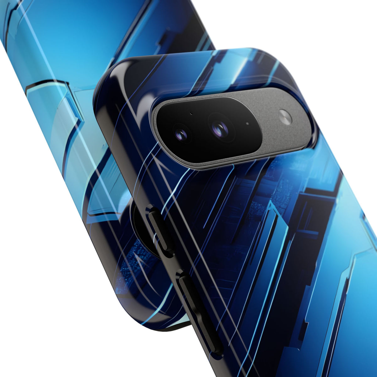 Blue Tech Matrix - Tough Google Pixel Case