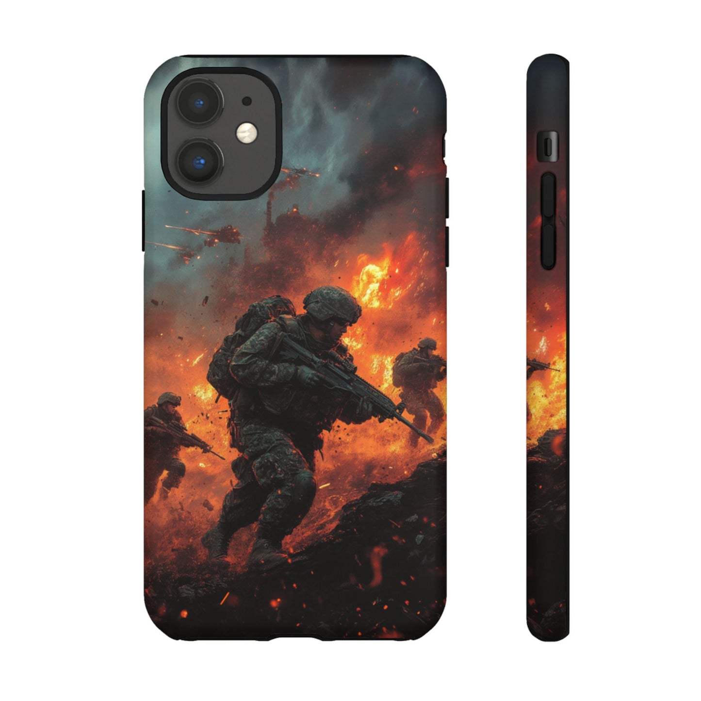 Epic Battlefield Soldier Phone Case - iPhone, Google Pixel, Samsung Galaxy