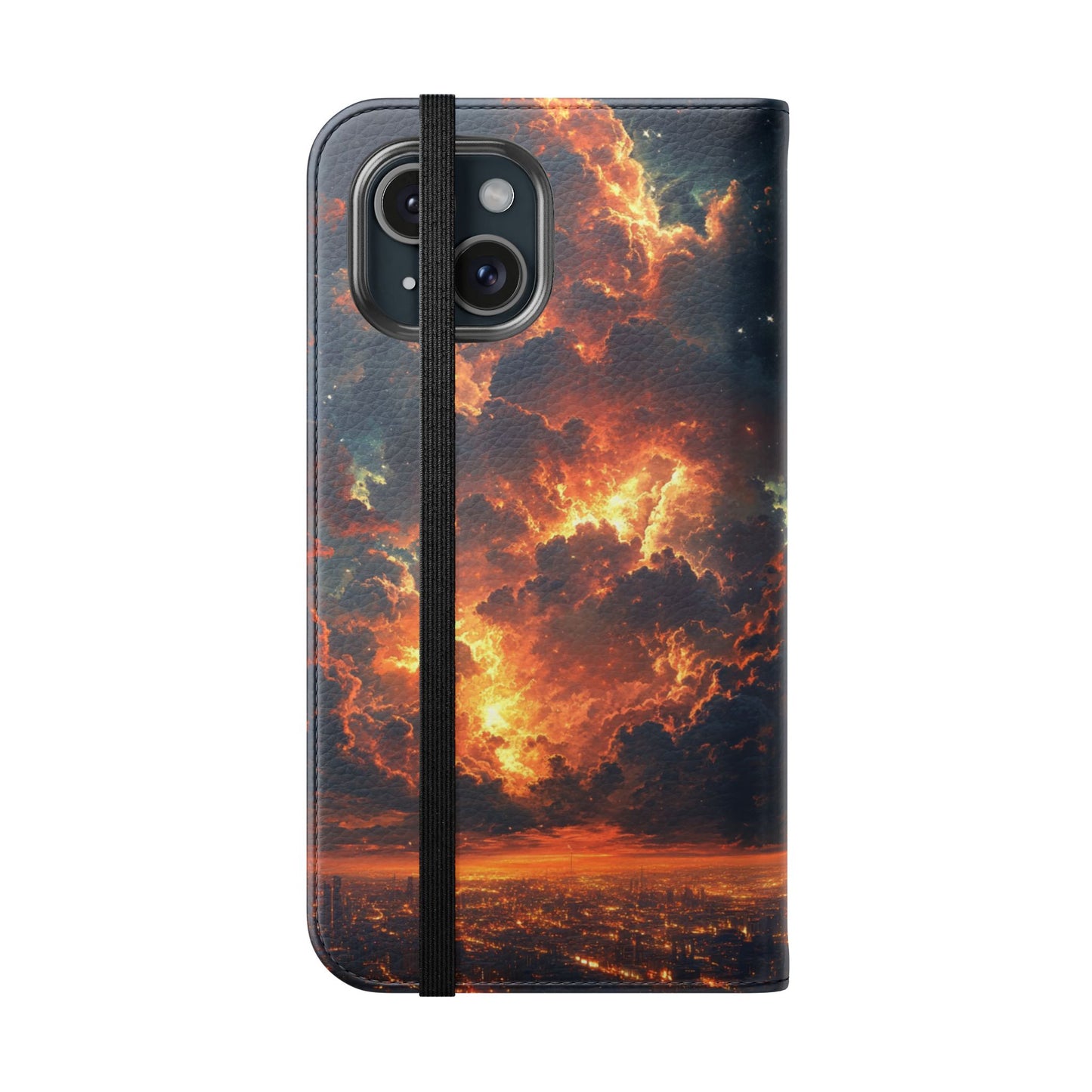Cosmic Storm - Wallet Flip Case