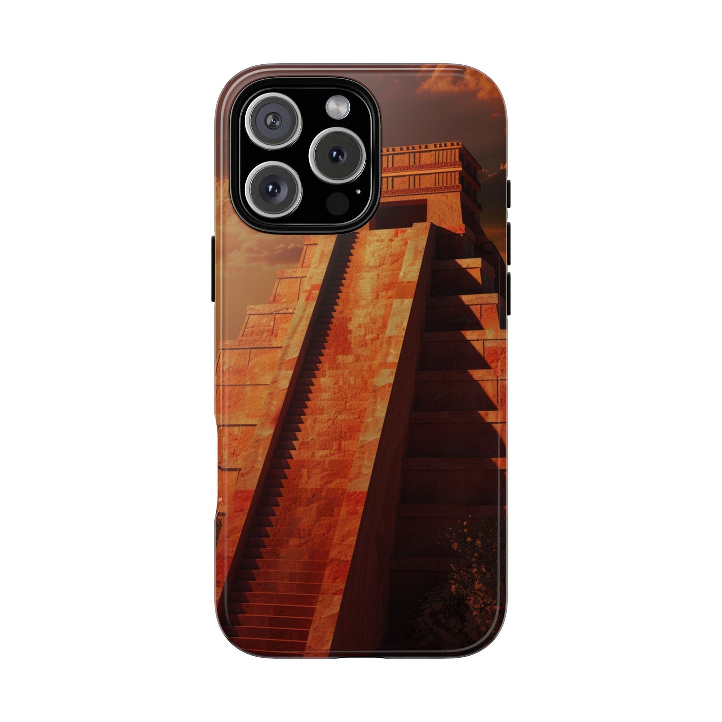 Mayan Pyramid Twilight Phone Case – iPhone, Google Pixel, Samsung Galaxy