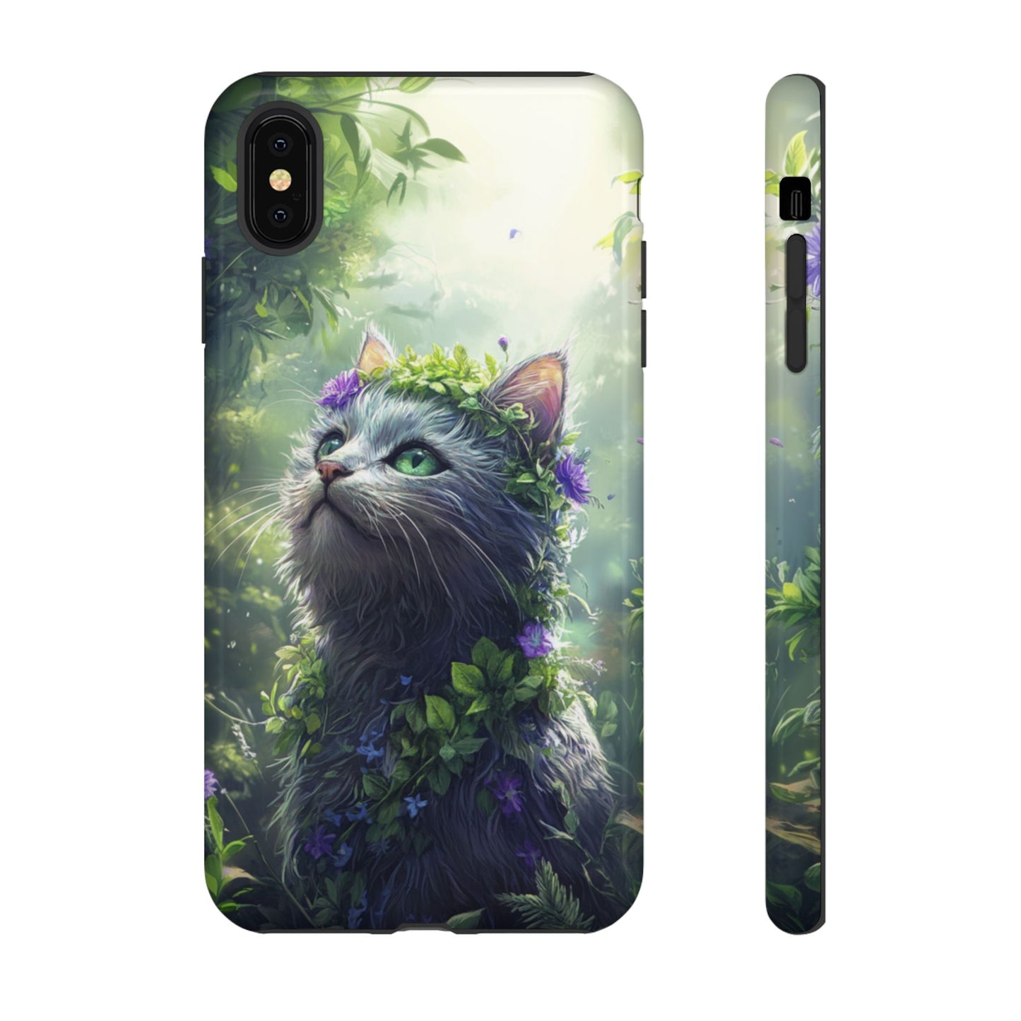 Forest Spirit Cat - Tough iPhone Case