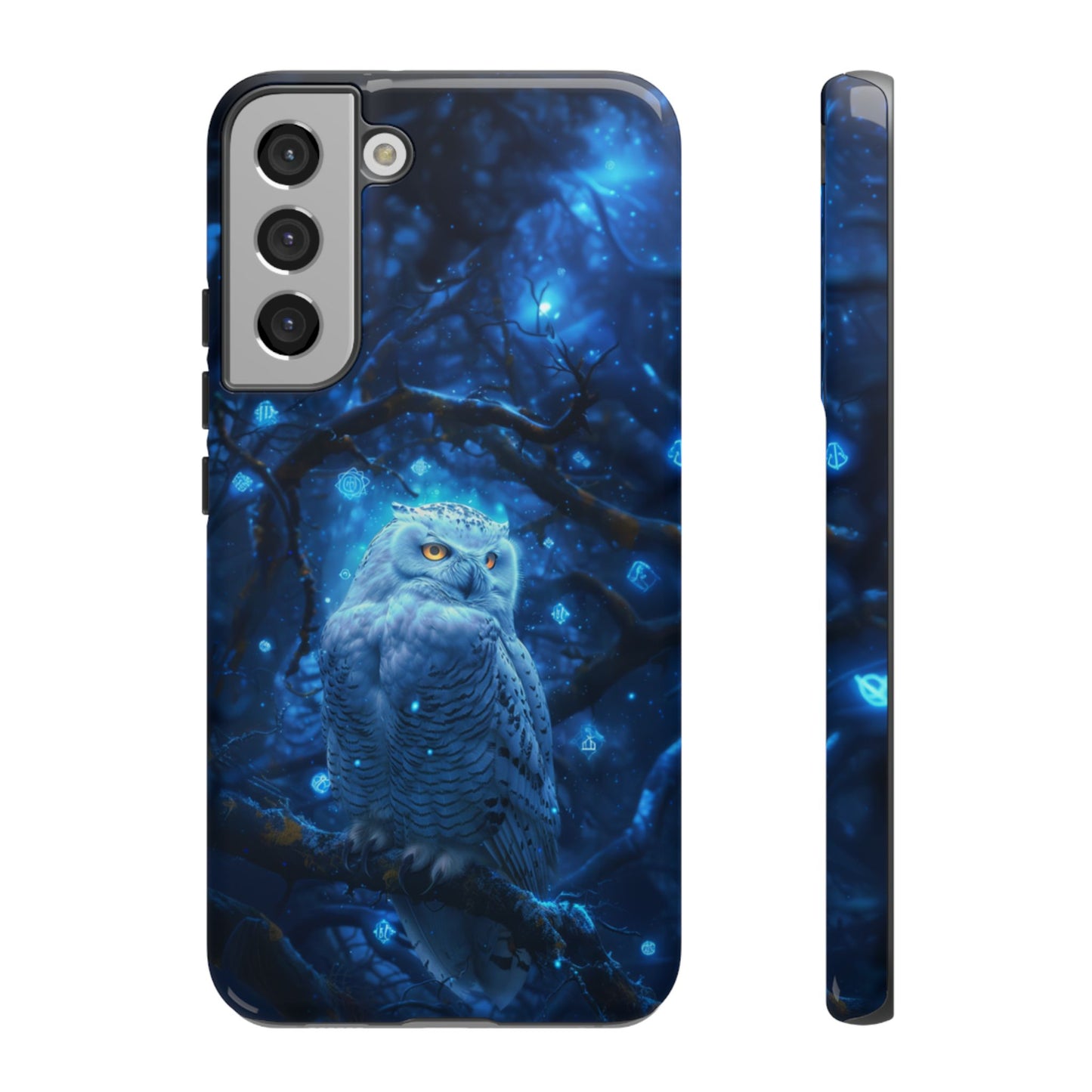 Luminous Rune Owl – Tough Samsung Galaxy Case