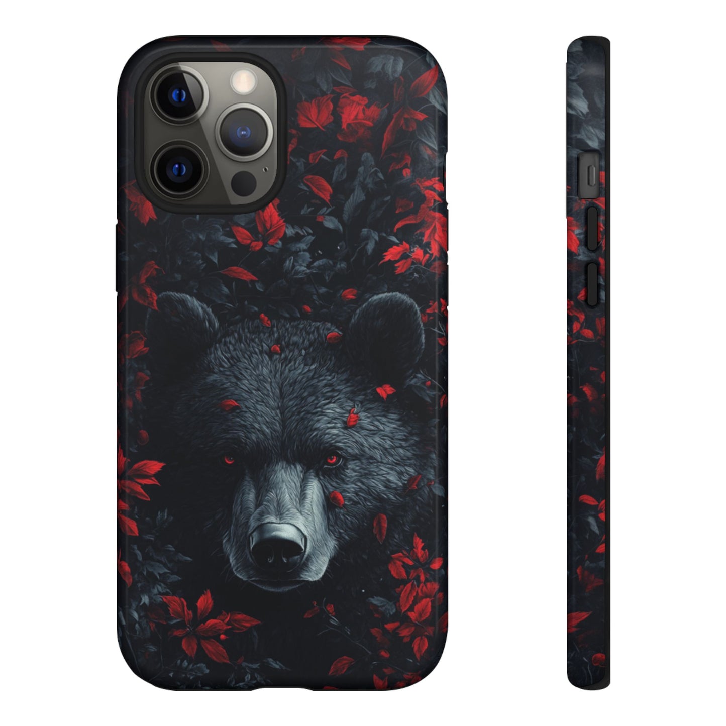 Crimson Bear Thicket – Tough iPhone Case