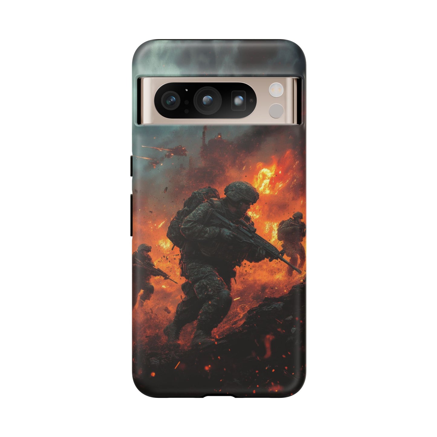 Epic Battlefield Soldier Phone Case - iPhone, Google Pixel, Samsung Galaxy