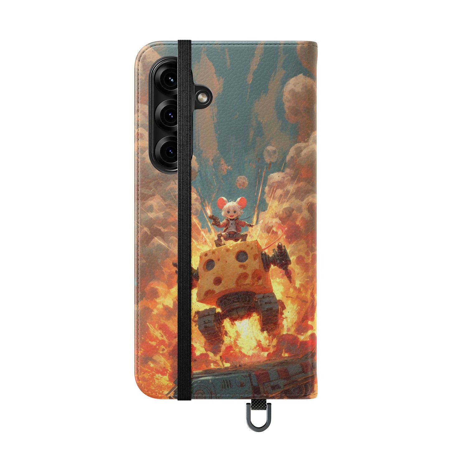 Battle Tank Mouse - Wallet Flip Case