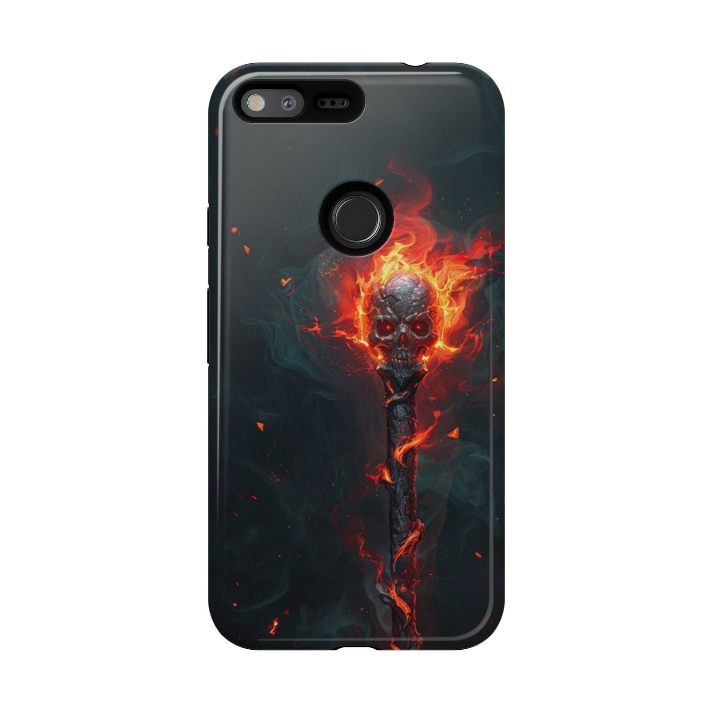 Inferno Skull Staff - Tough Google Pixel Case