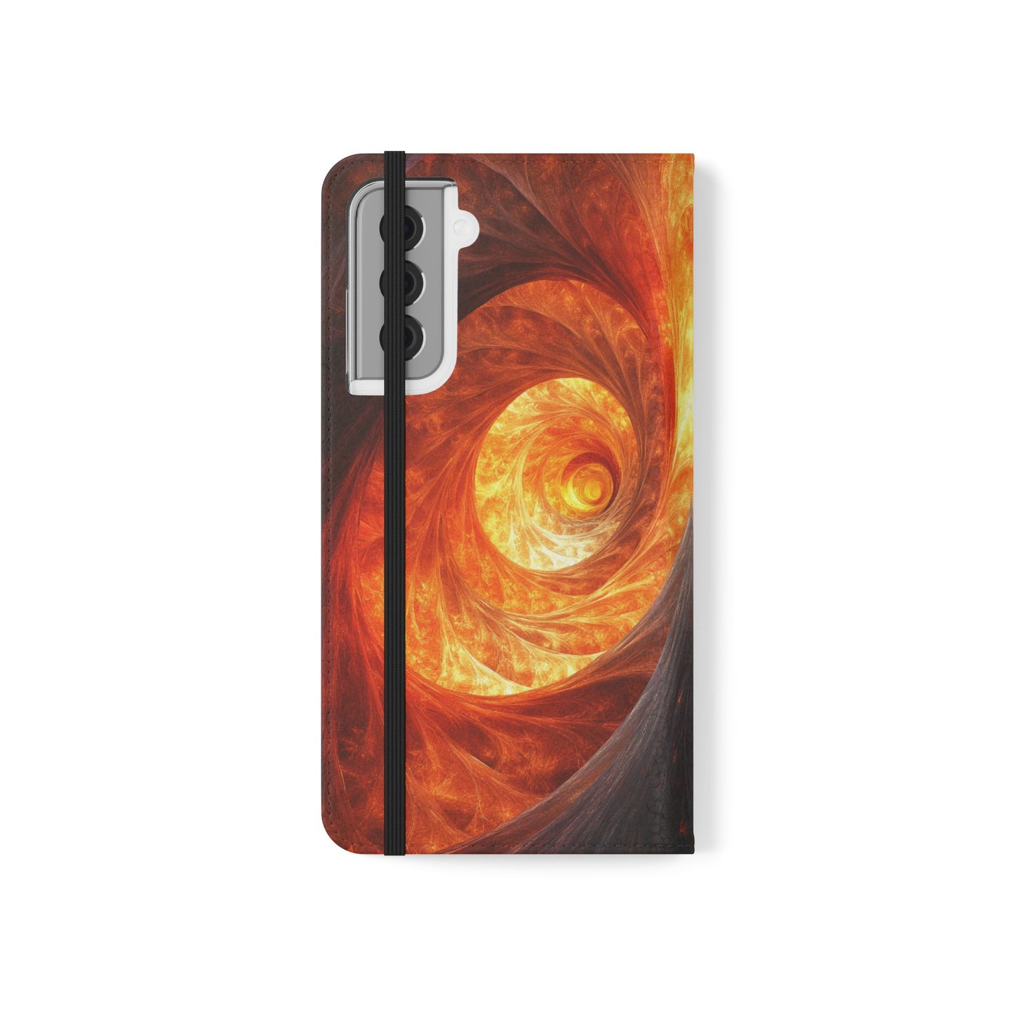 Fire Spiral - Wallet Flip Case