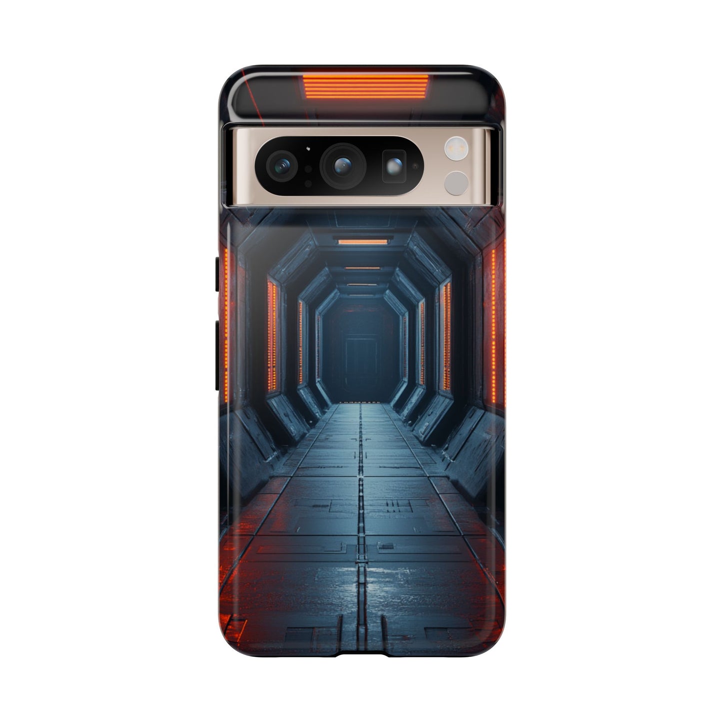 Red Alert Corridor – Tough Google Pixel Case