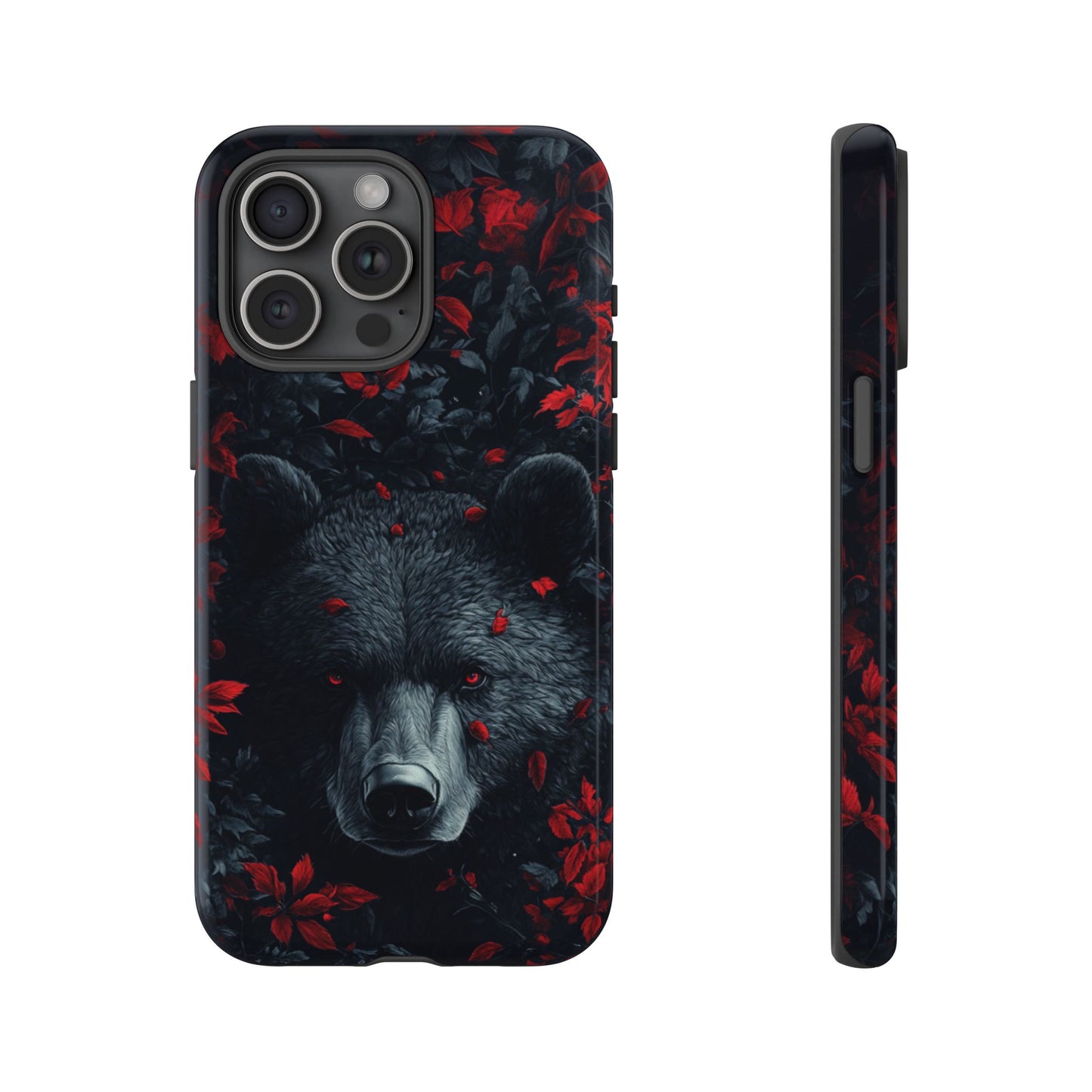 Crimson Bear Thicket – Tough iPhone Case
