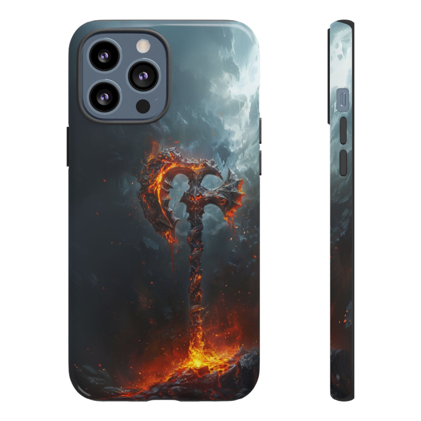 Molten War Axe - Tough iPhone Case
