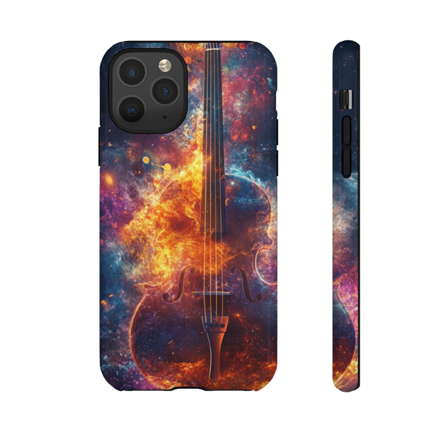 Fiery Violin Galaxy Phone Case – iPhone, Samsung, Google Pixel