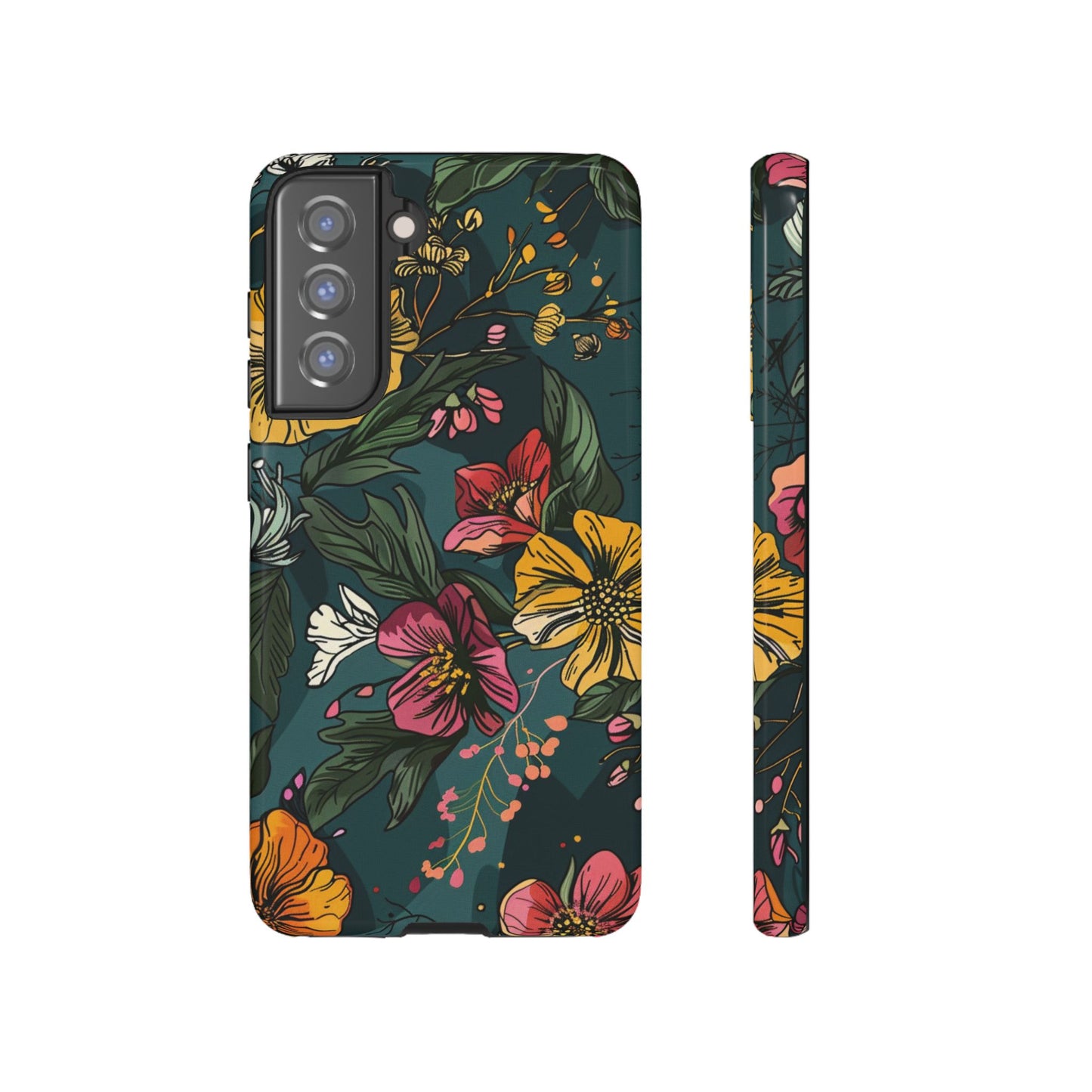 Vintage Floral Bloom – Tough Samsung Galaxy Case