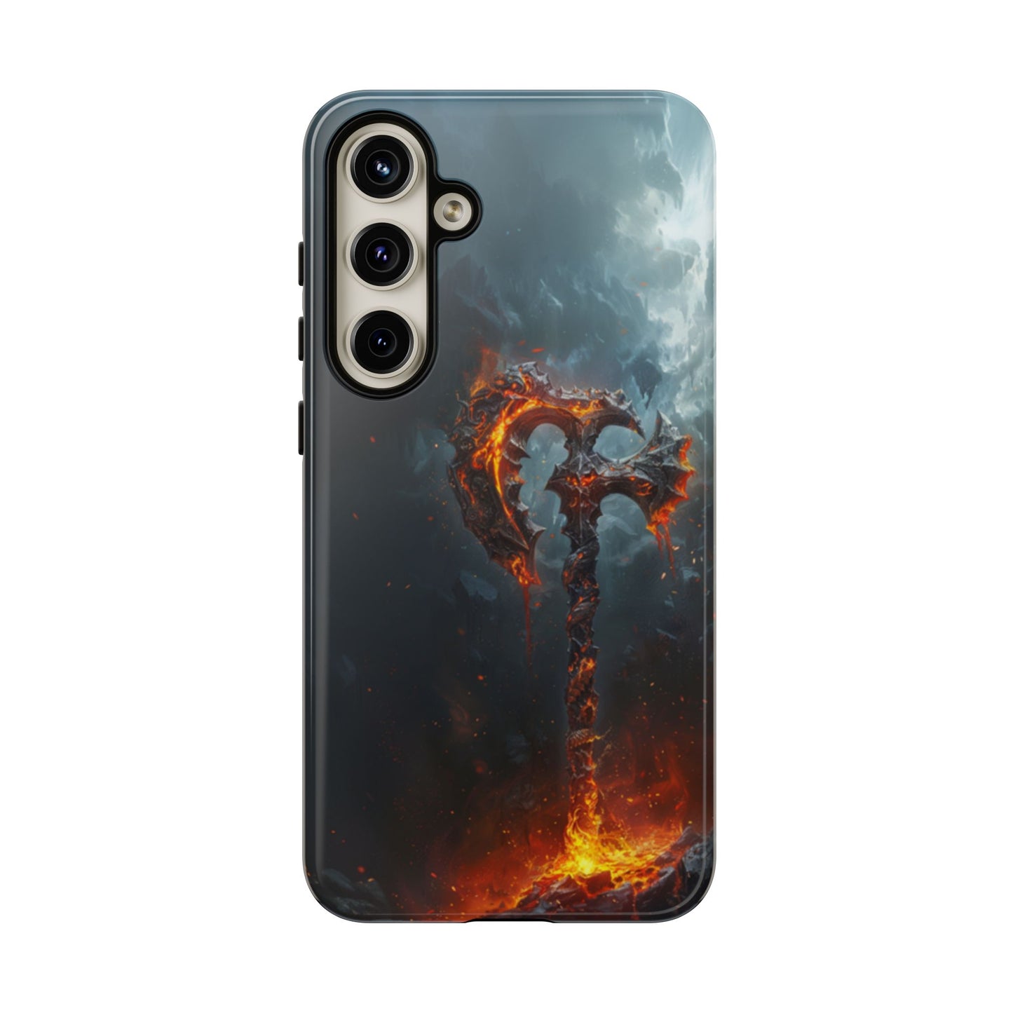 Molten War Axe - Tough Samsung Galaxy Case