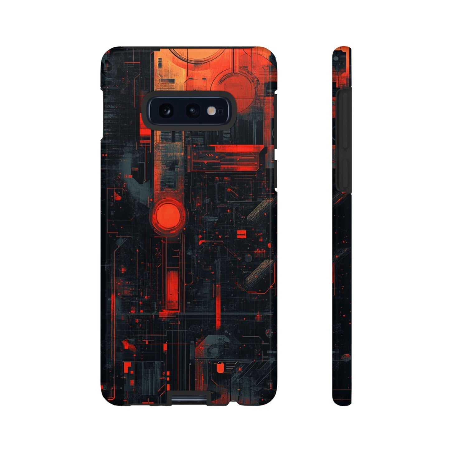 Neon Circuit Matrix – Tough Samsung Galaxy Case