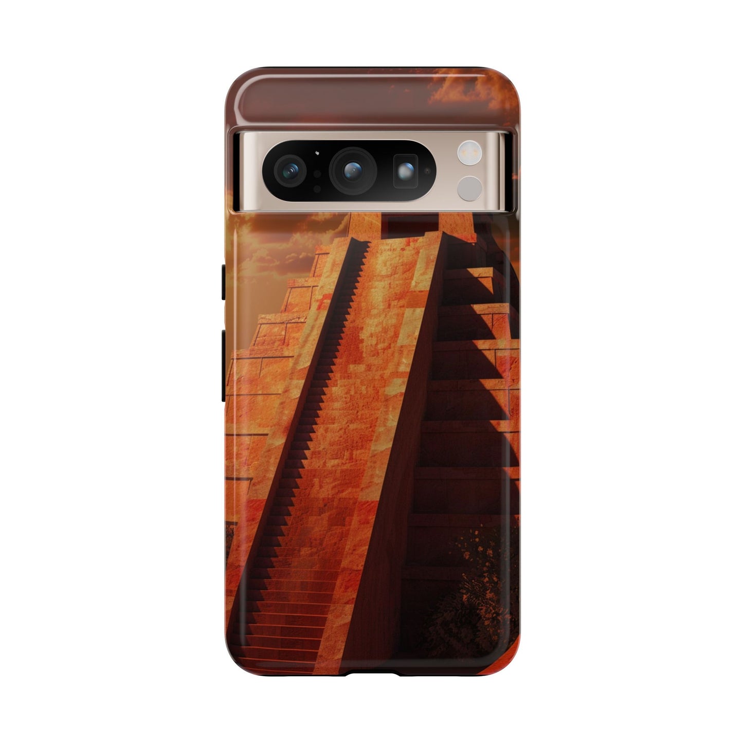 Mayan Pyramid Twilight Phone Case – iPhone, Google Pixel, Samsung Galaxy