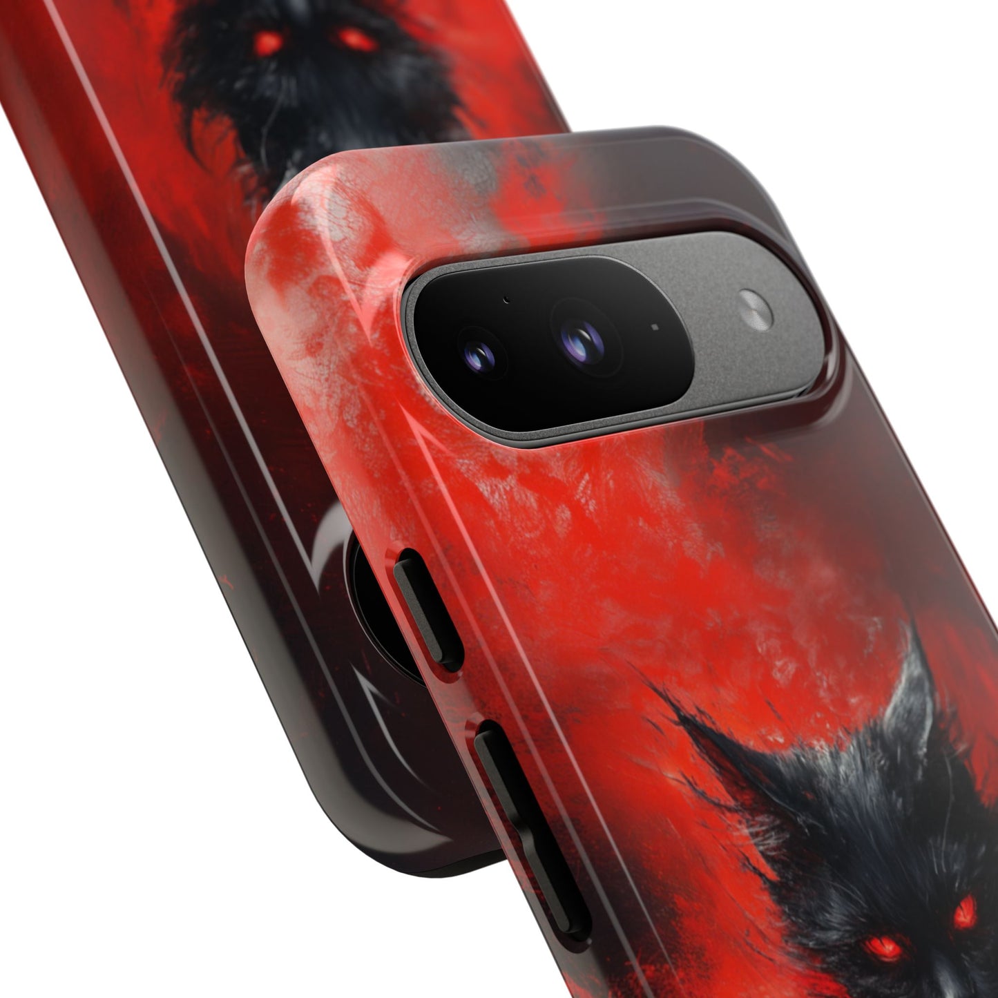 Fire Demon Black Cat - Tough Google Pixel Case