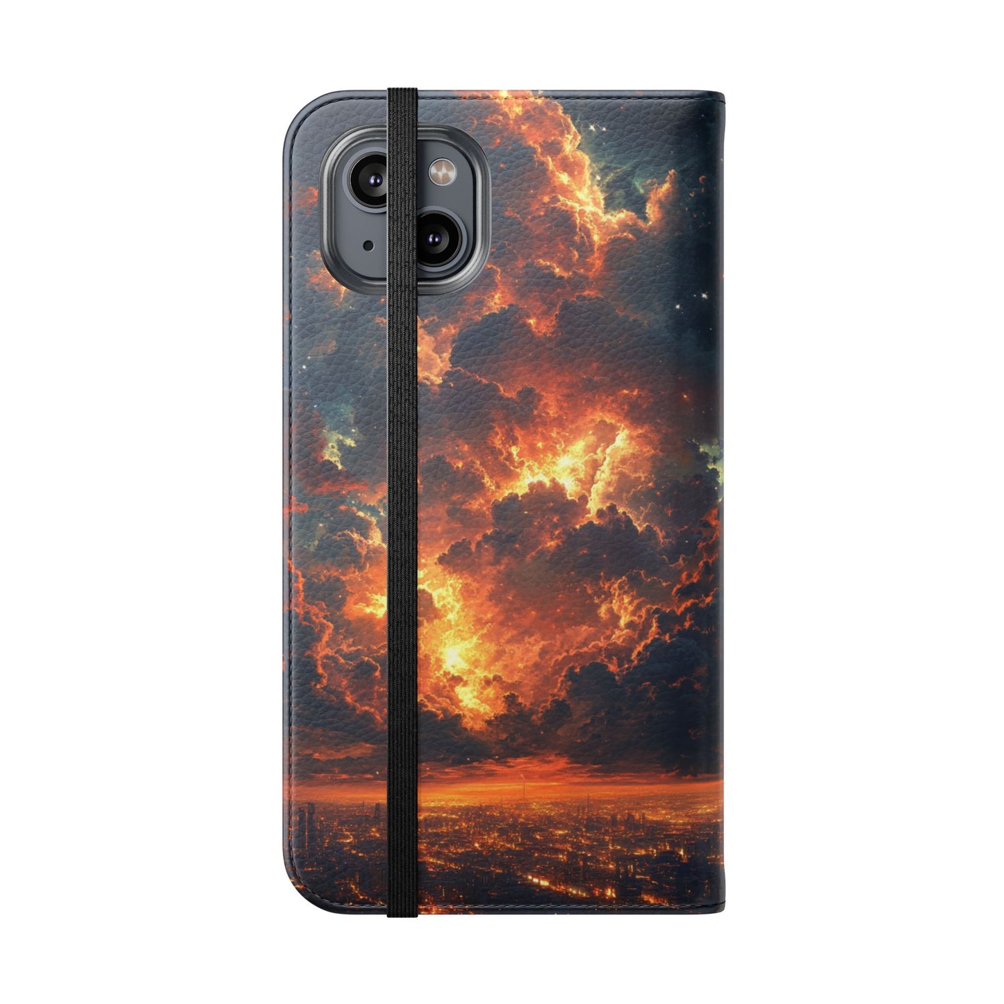 Cosmic Storm - Wallet Flip Case