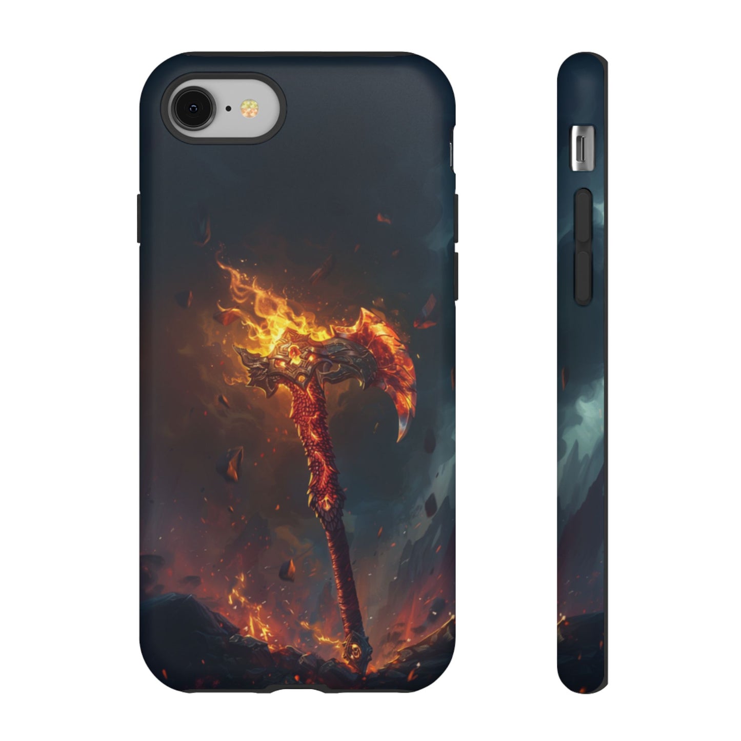 Dragon Fire Axe - Tough iPhone Case