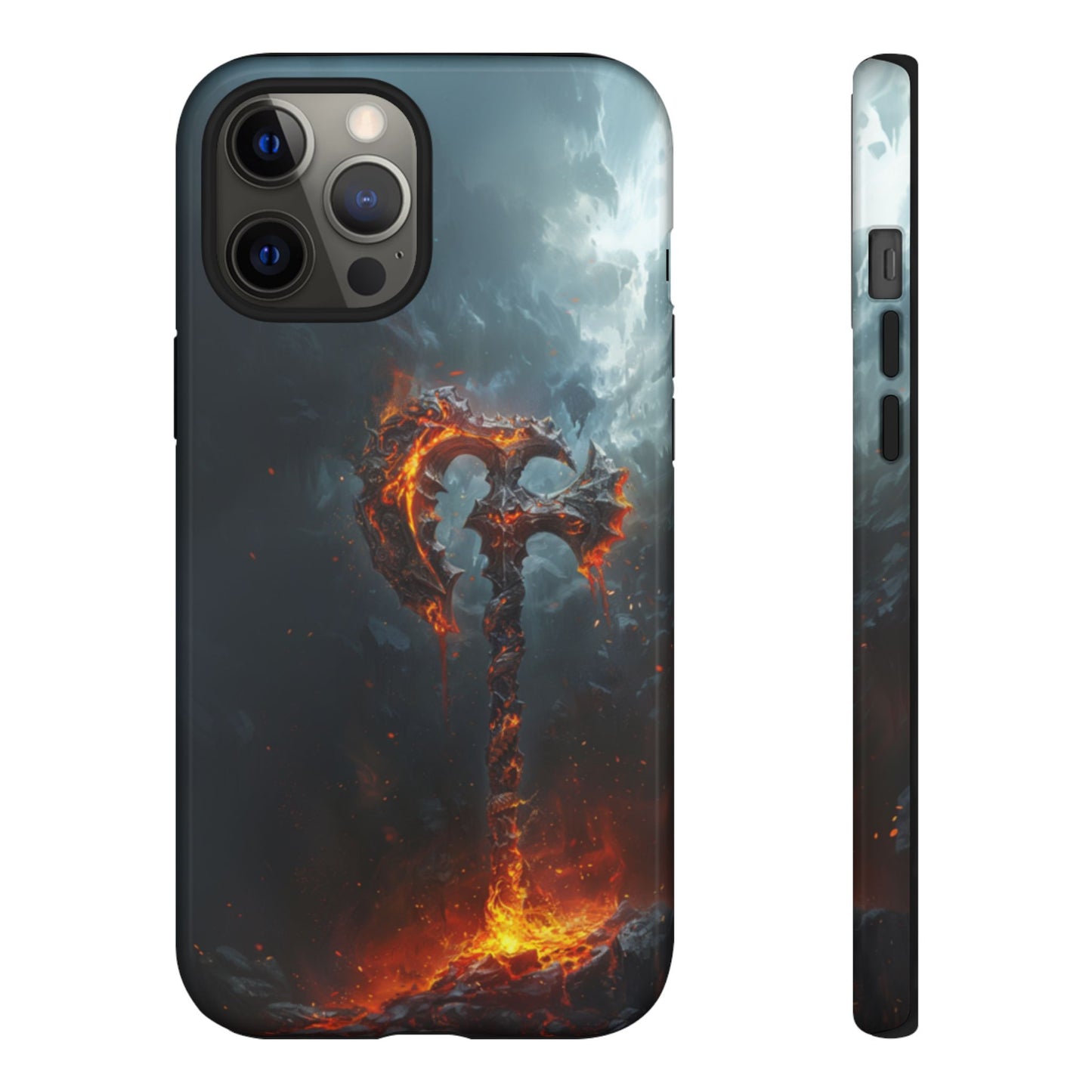 Molten War Axe - Tough iPhone Case