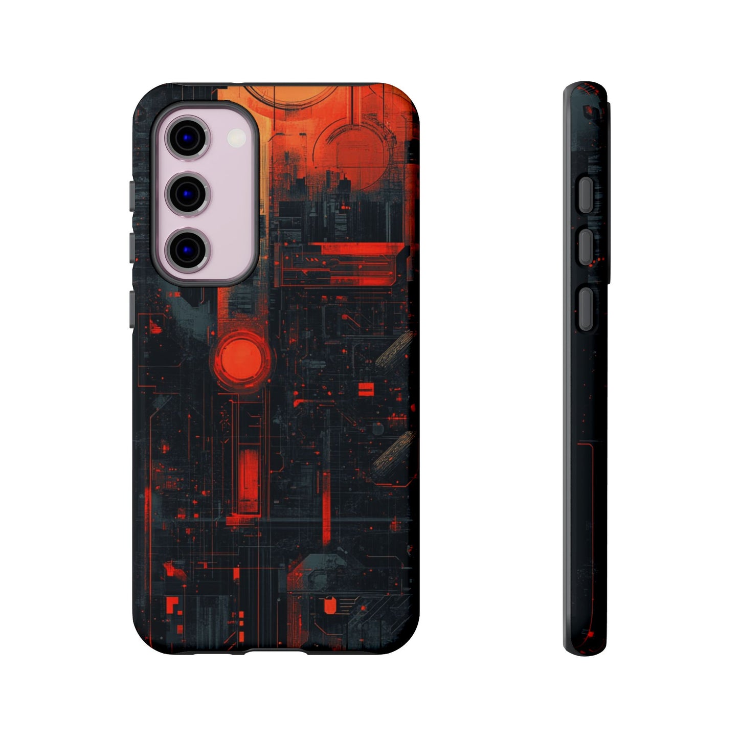 Neon Circuit Matrix – Tough Samsung Galaxy Case