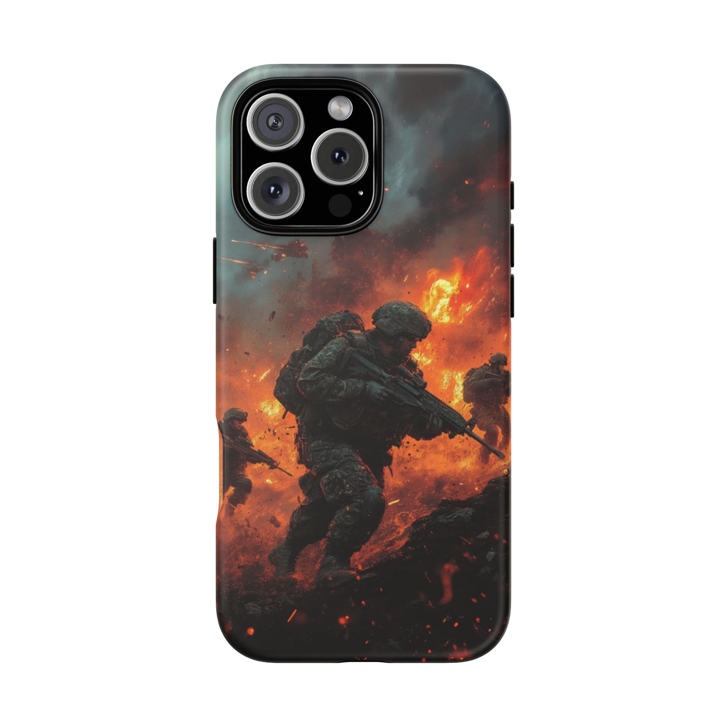 Epic Battlefield Soldier Phone Case - iPhone, Google Pixel, Samsung Galaxy
