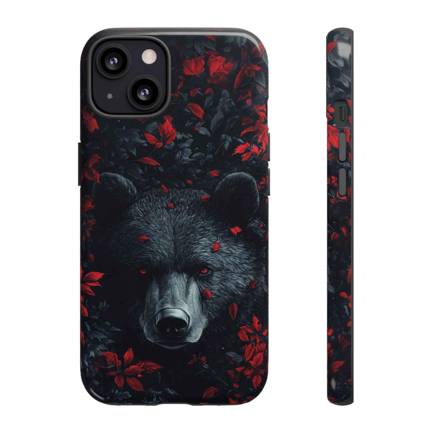 Crimson Bear Thicket – Tough iPhone Case
