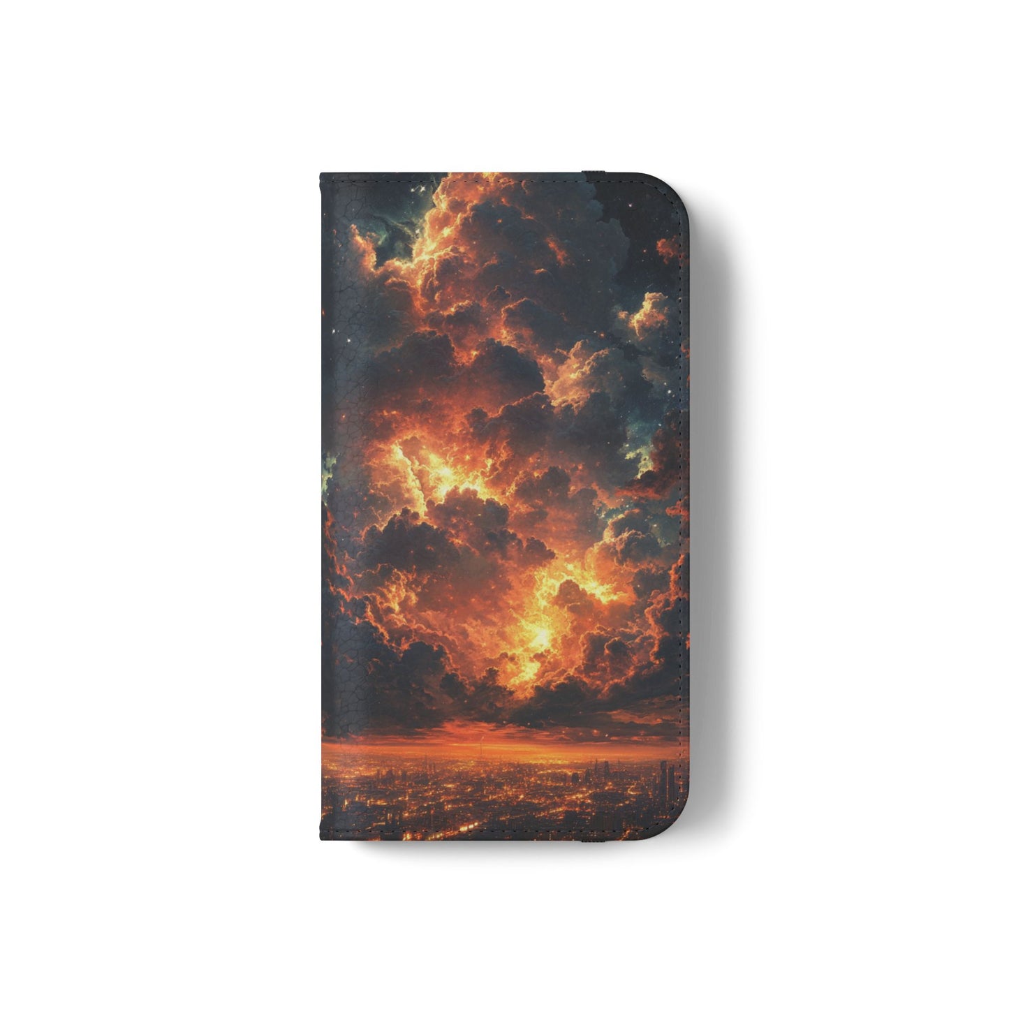 Cosmic Storm - Wallet Flip Case