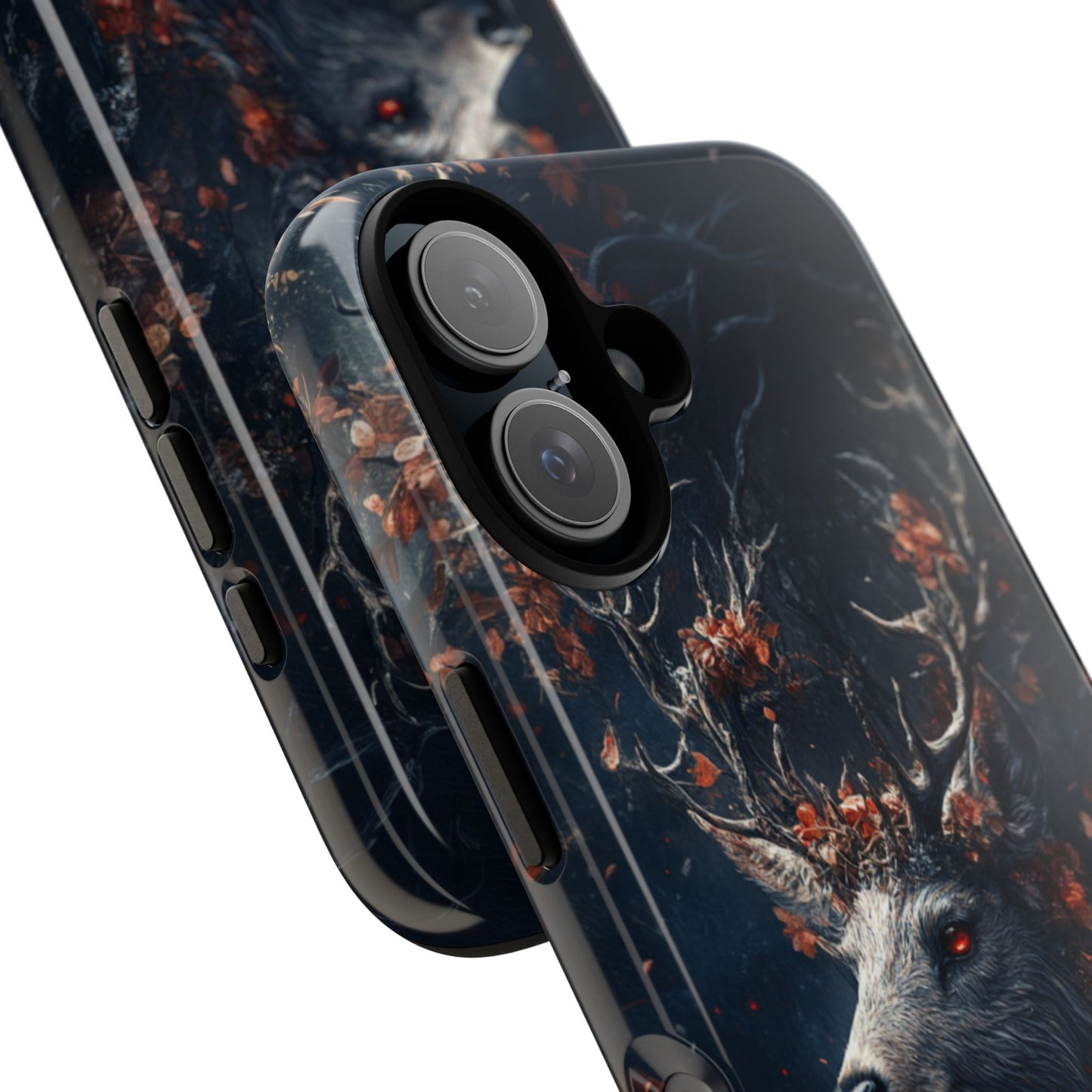 Crimson Stag Blossom – Tough iPhone Case