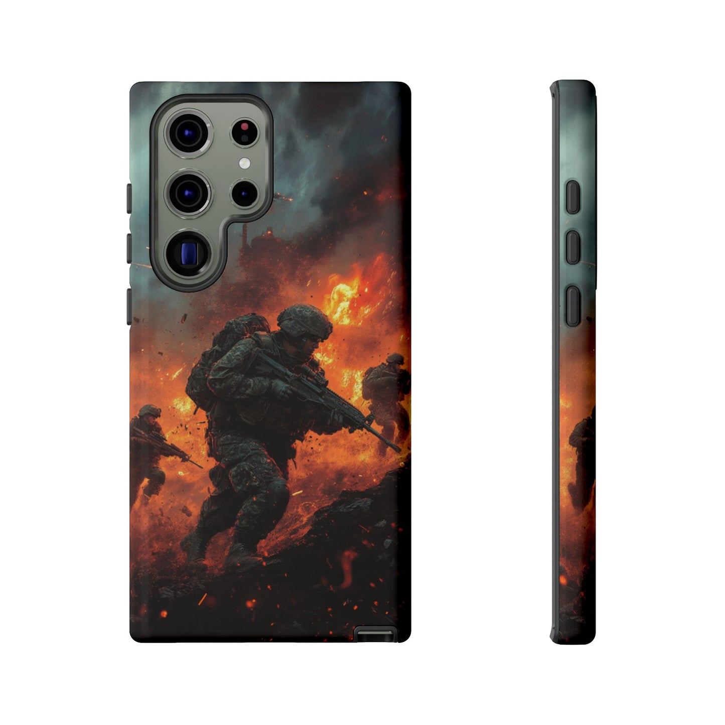 Epic Battlefield Soldier Phone Case - iPhone, Google Pixel, Samsung Galaxy