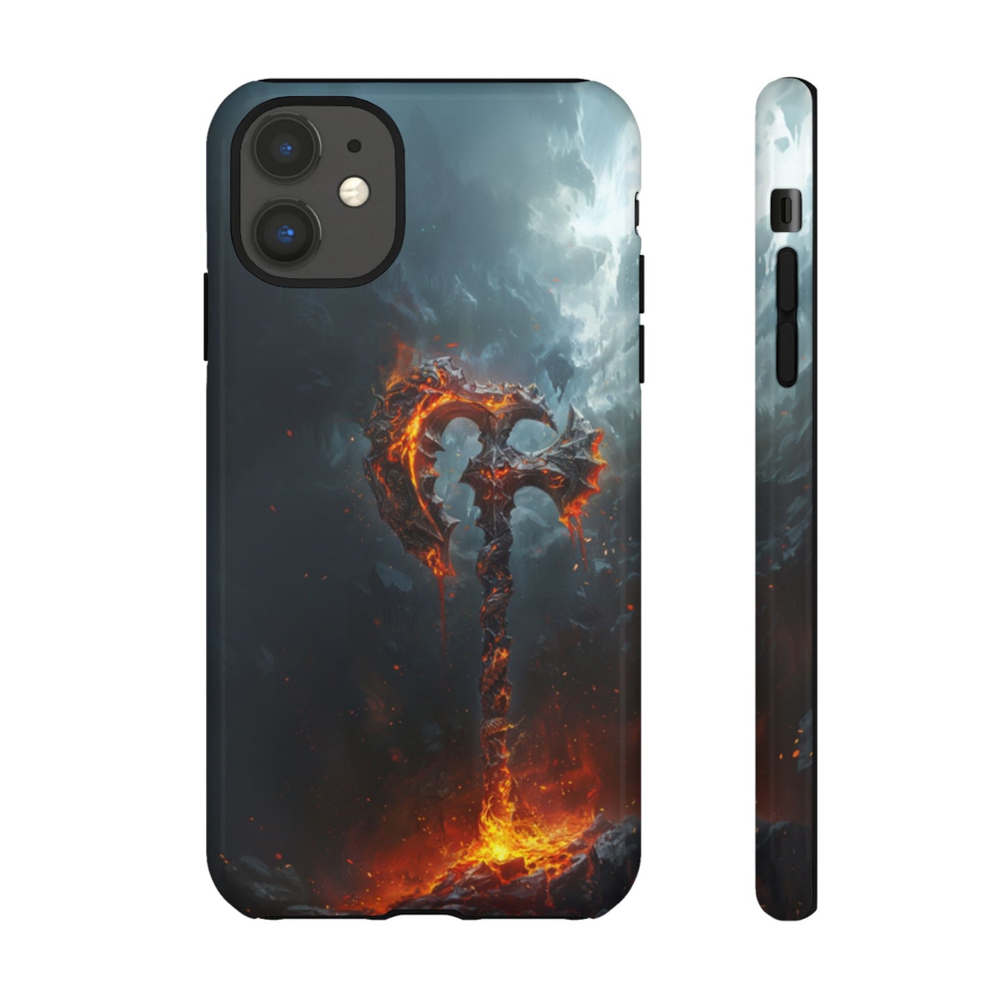 Molten War Axe - Tough iPhone Case