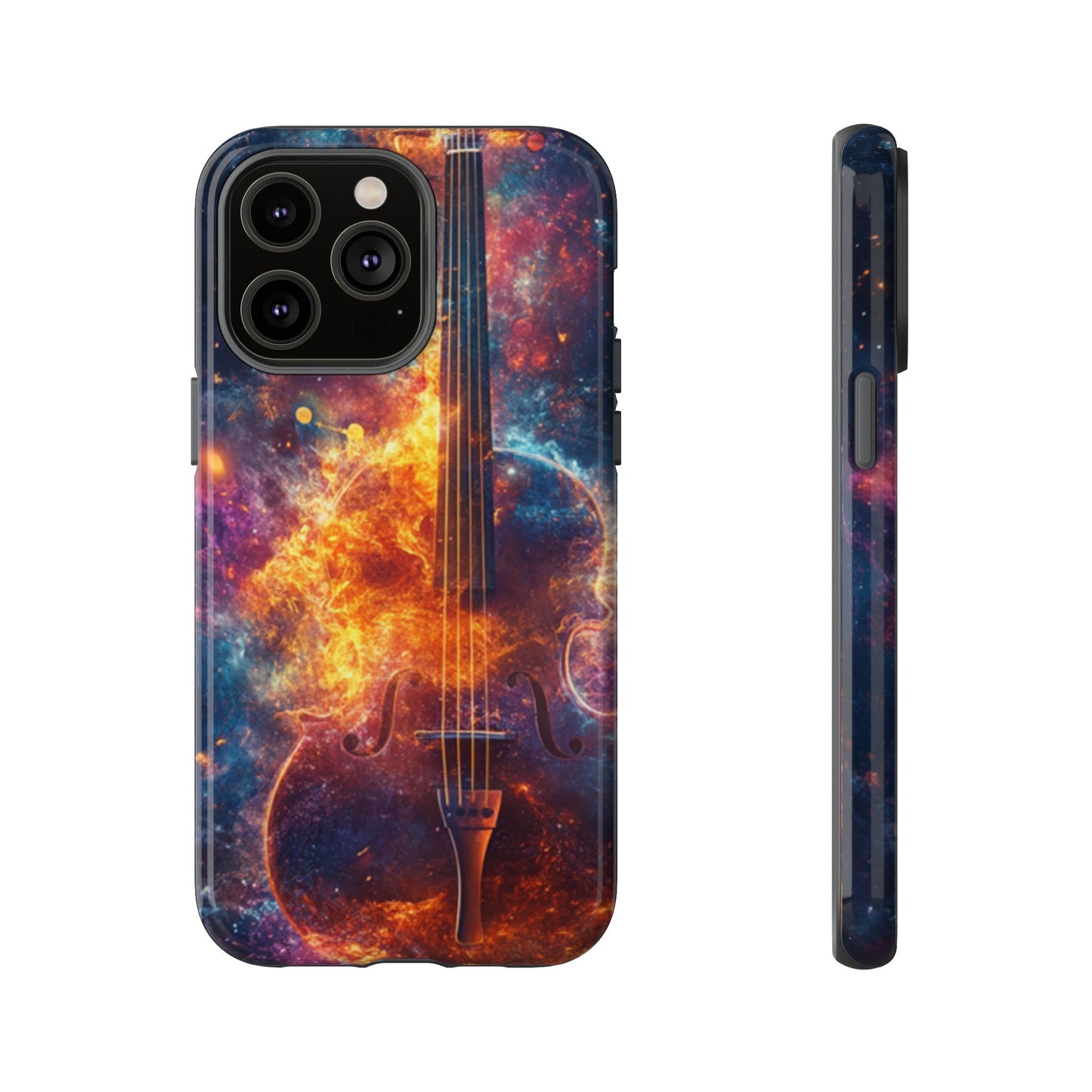 Fiery Violin Galaxy Phone Case – iPhone, Samsung, Google Pixel