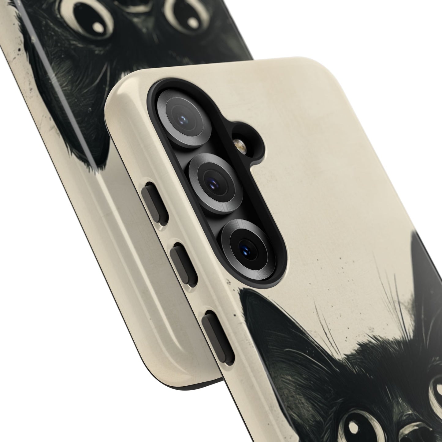 Black Cat Ink Sketch - Tough Samsung Galaxy Case