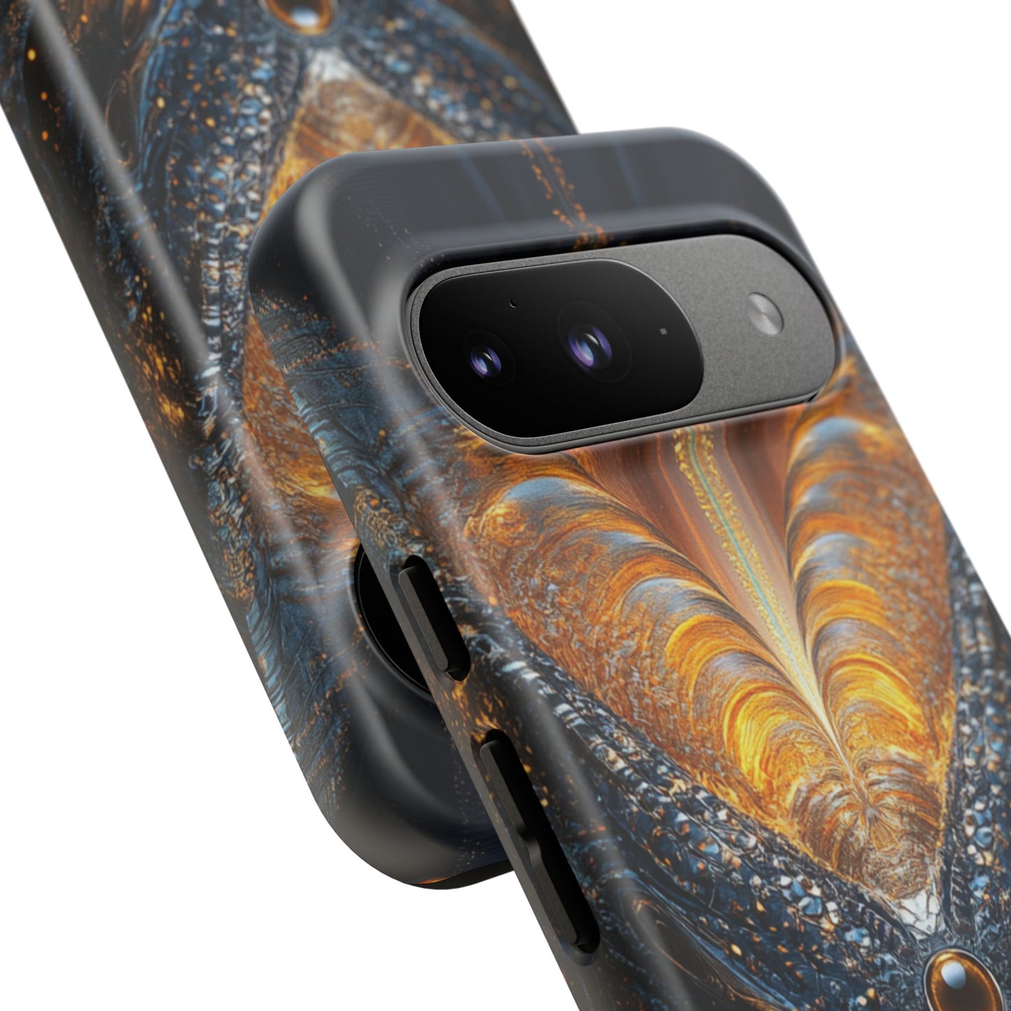 Obsidian Flare Fractal – Tough Google Pixel Case