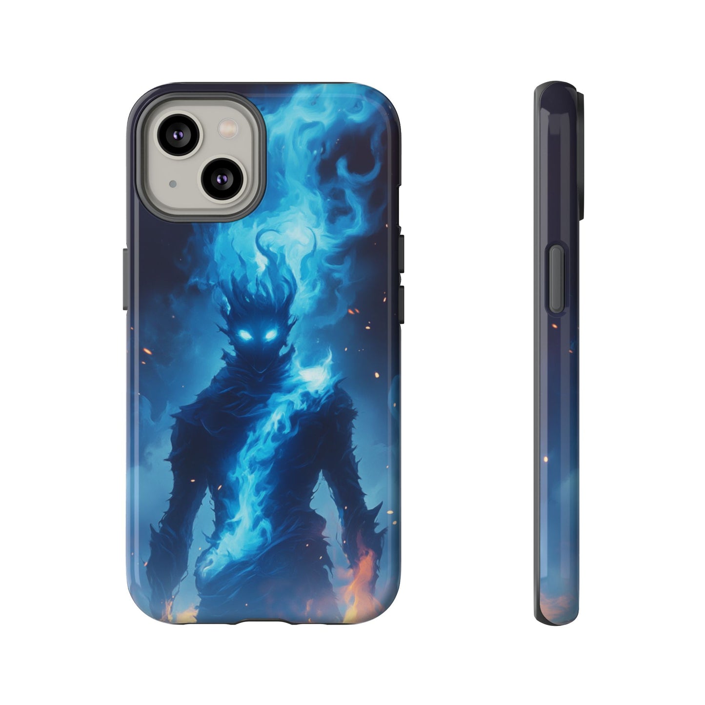 Blue Flame Spirit - Tough iPhone Case
