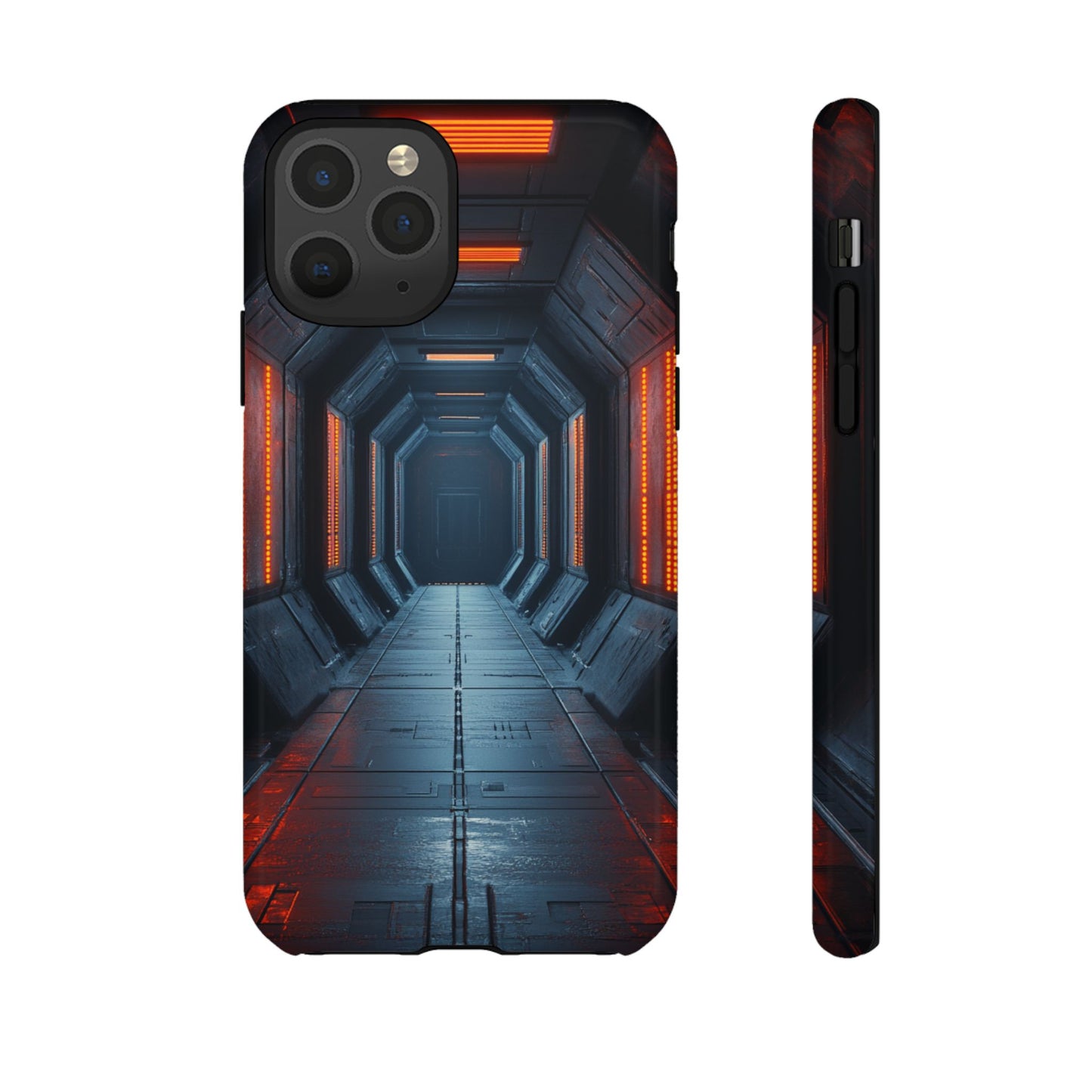 Red Alert Corridor – Tough iPhone Case