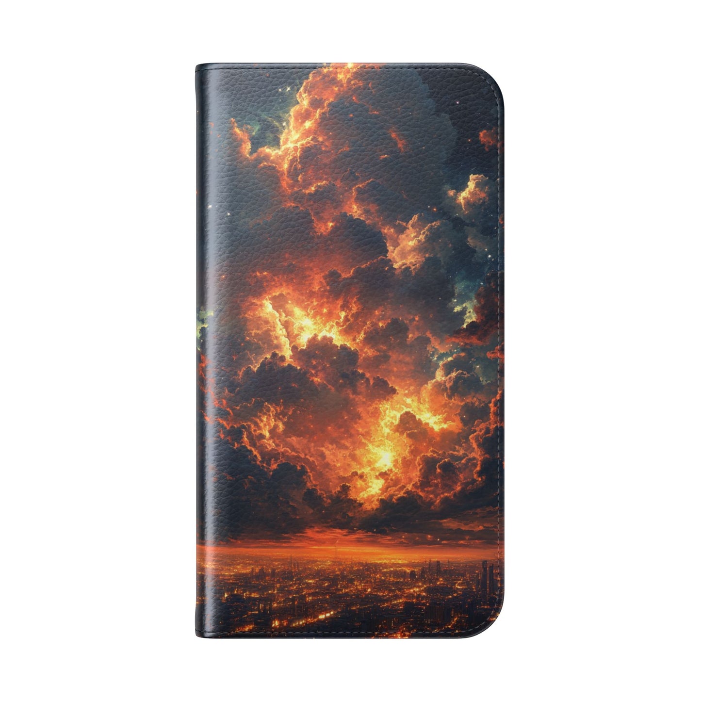 Cosmic Storm - Wallet Flip Case