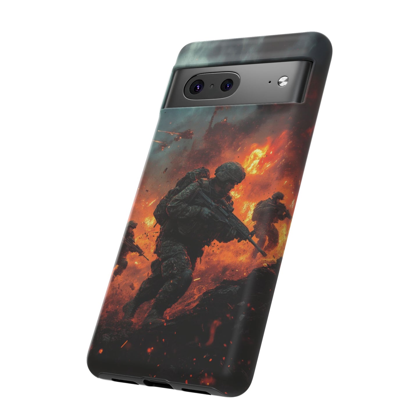 Epic Battlefield Soldier Phone Case - iPhone, Google Pixel, Samsung Galaxy