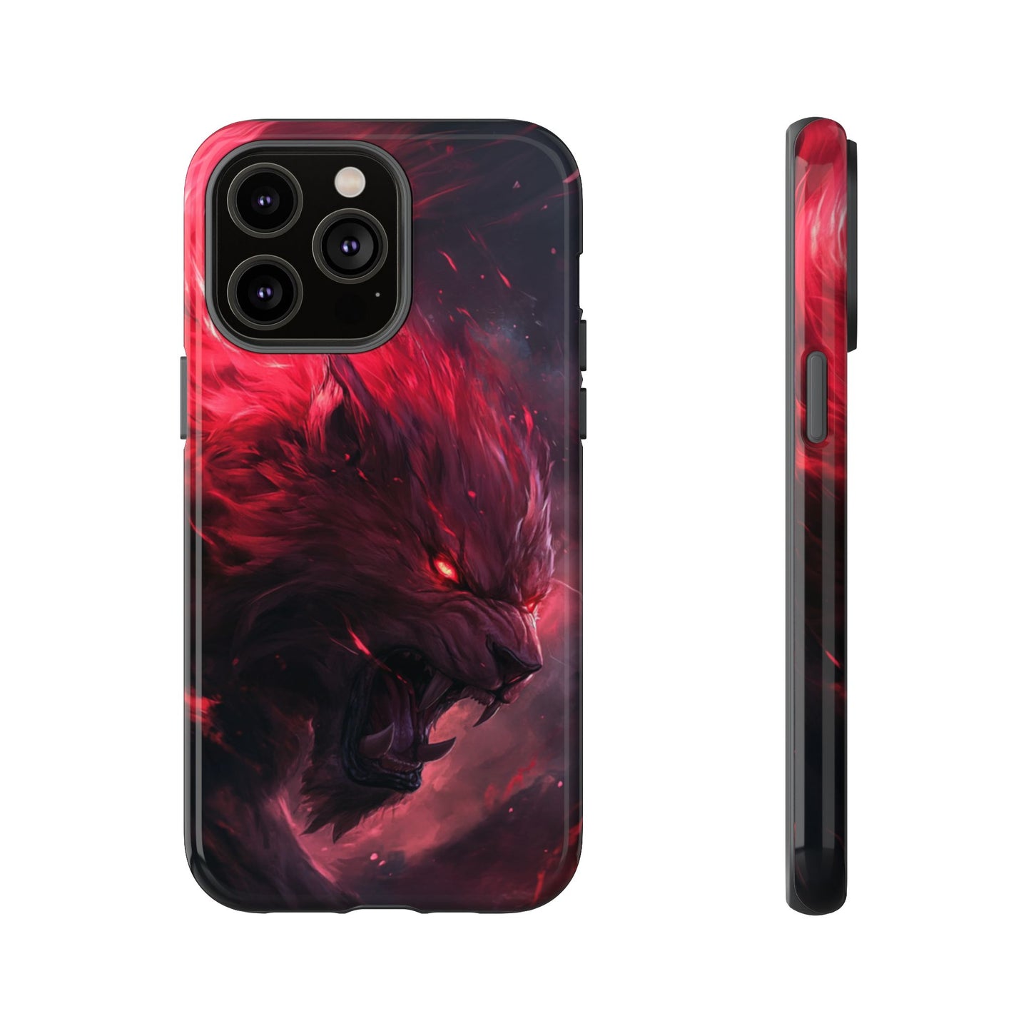 Fiery Wolf Spirit – Tough iPhone Case