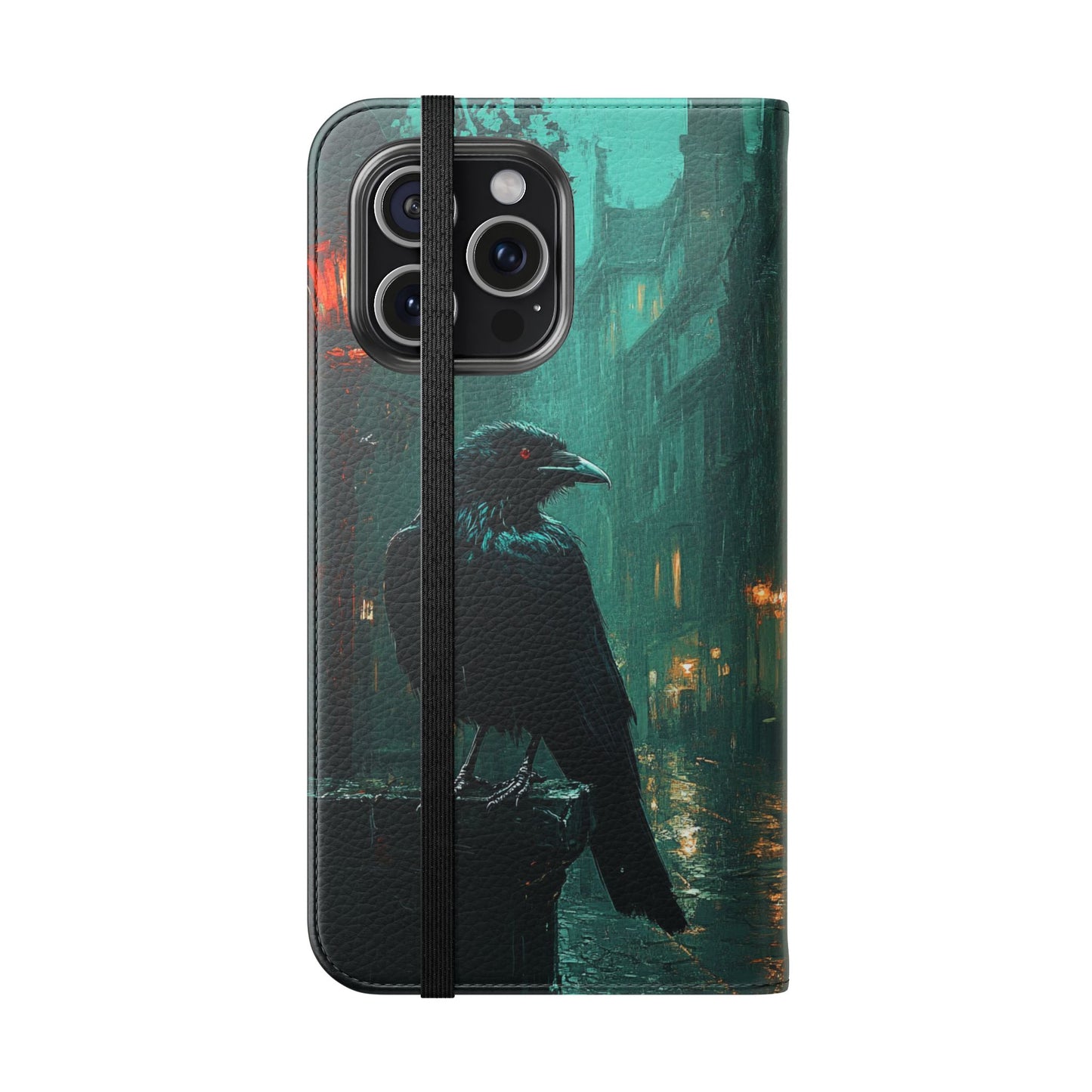 Victorian Raven - Wallet Flip Case