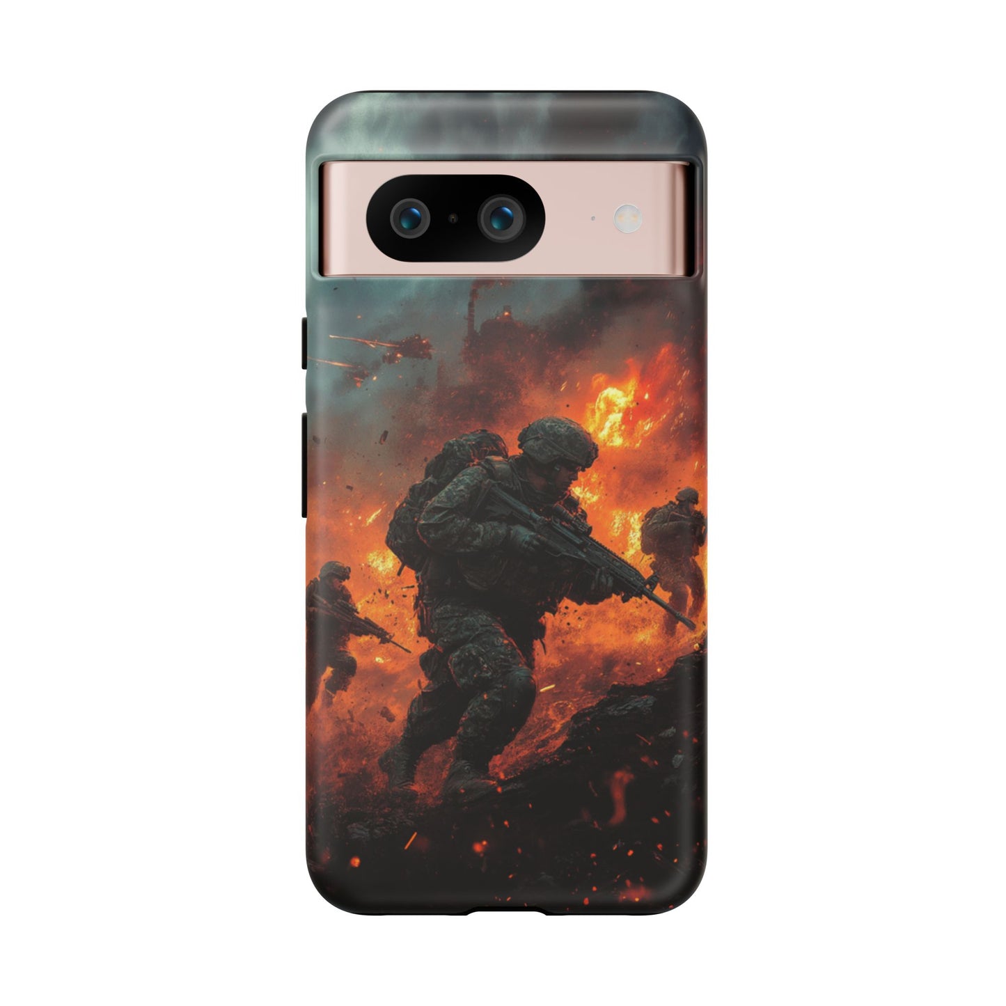 Epic Battlefield Soldier Phone Case - iPhone, Google Pixel, Samsung Galaxy