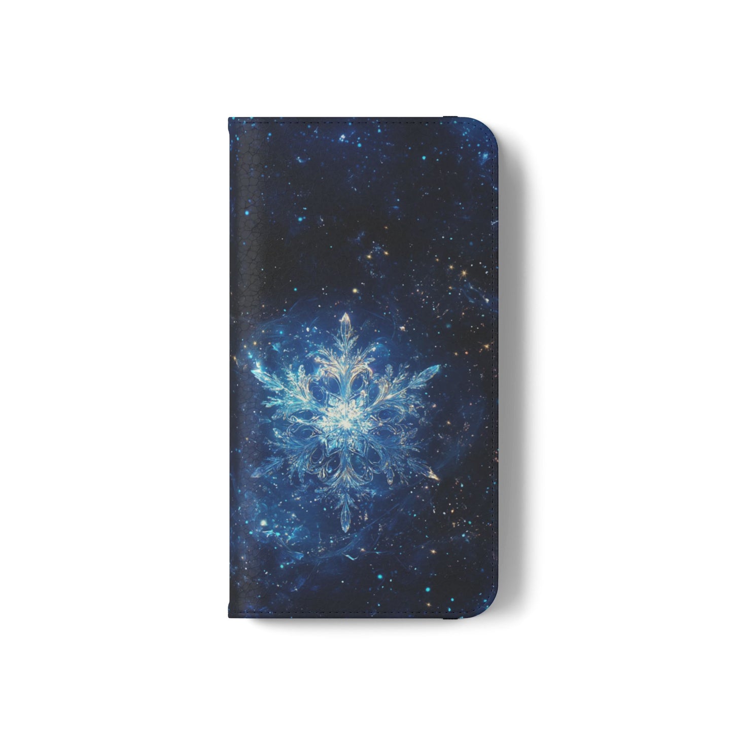 Cosmic Snowflake - Wallet Flip Case