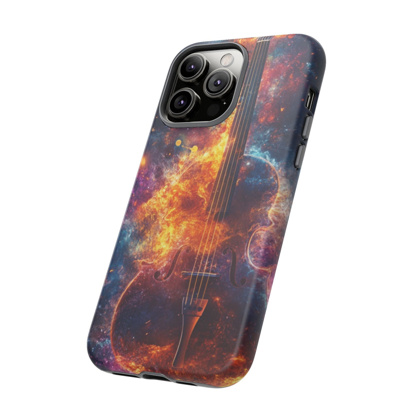Fiery Violin Galaxy Phone Case – iPhone, Samsung, Google Pixel