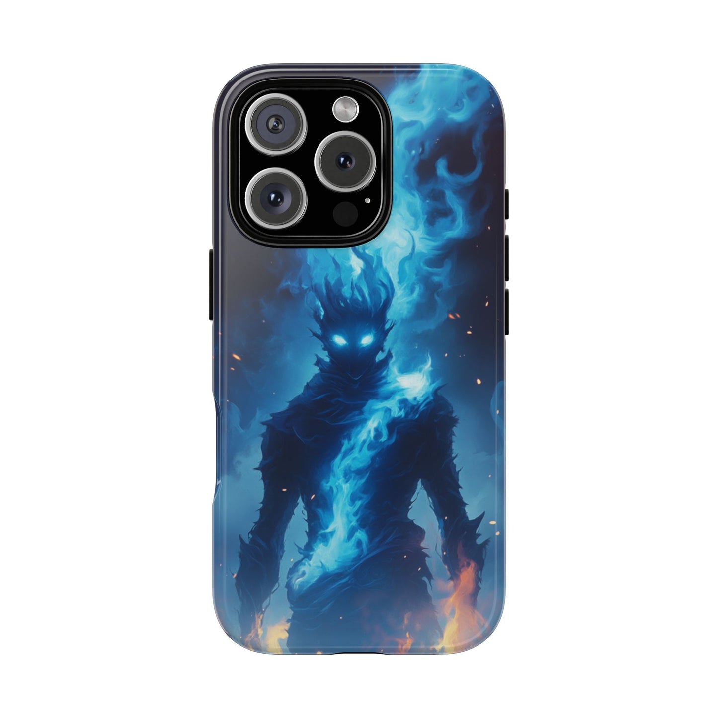 Blue Flame Spirit - Tough iPhone Case