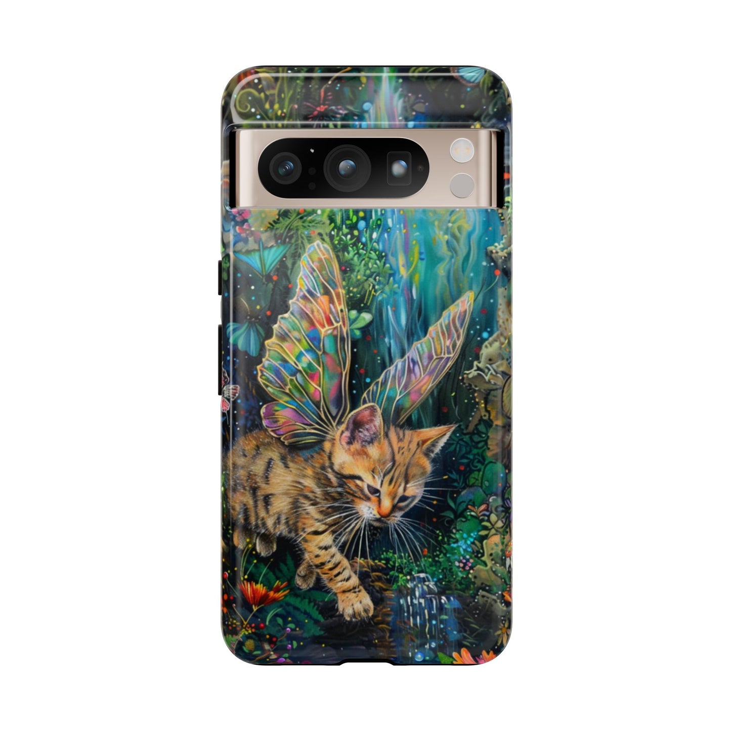 Fairy Garden Cat Phone Case – iPhone, Google Pixel, Samsung Galaxy